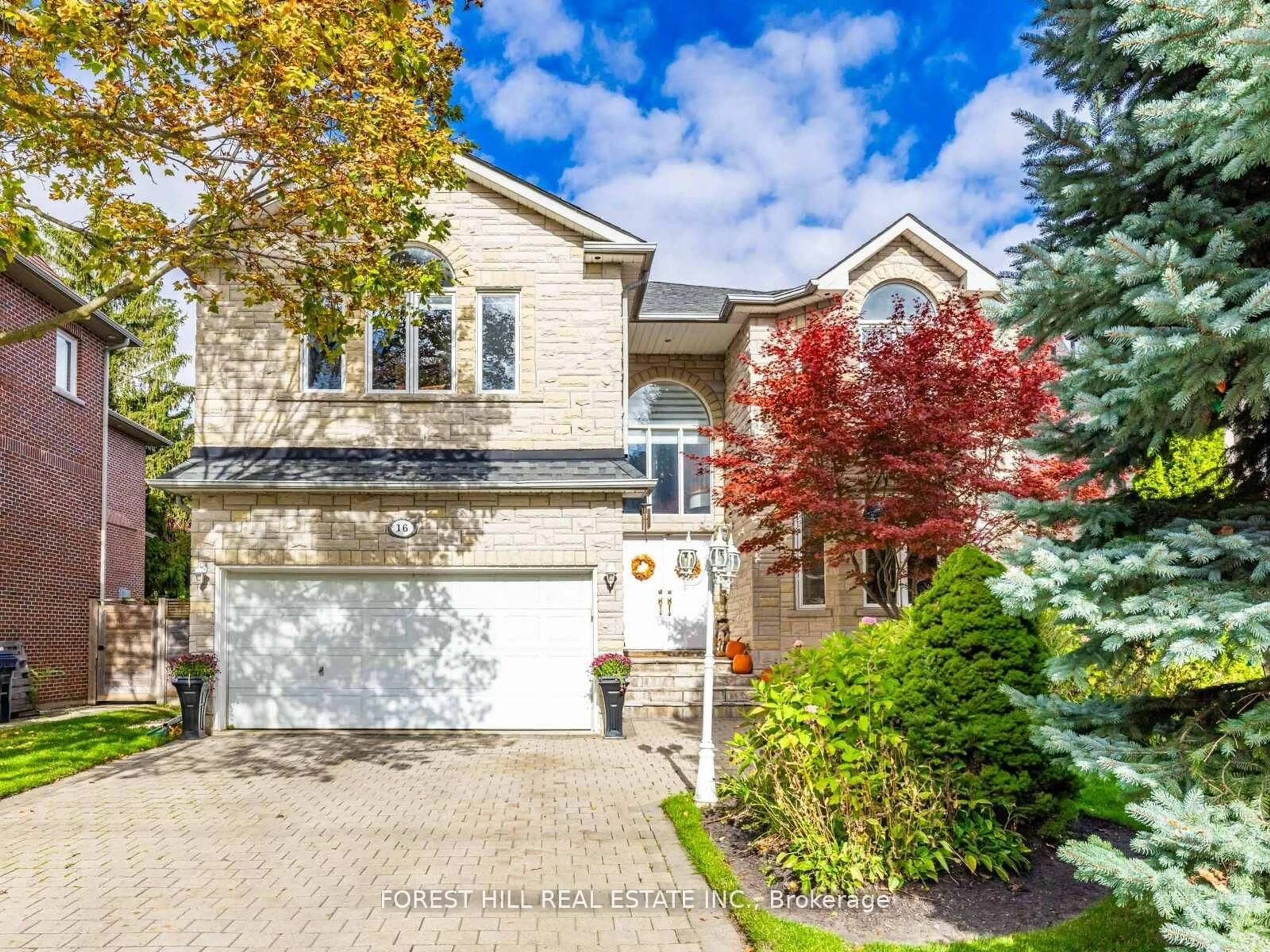 Home with brick exterior material, street for 16 Northwood Dr, Toronto Ontario M2M 2J8