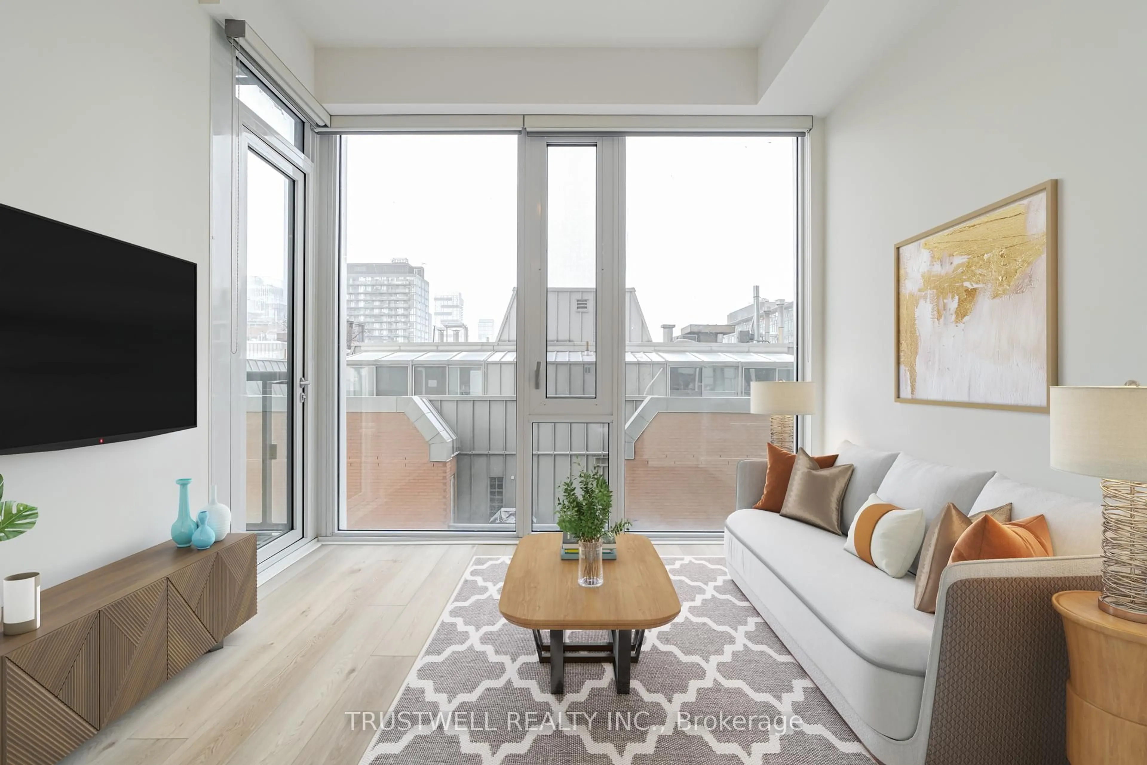 Living room with furniture, unknown for 158 Front St #1004, Toronto Ontario M5A 0K9