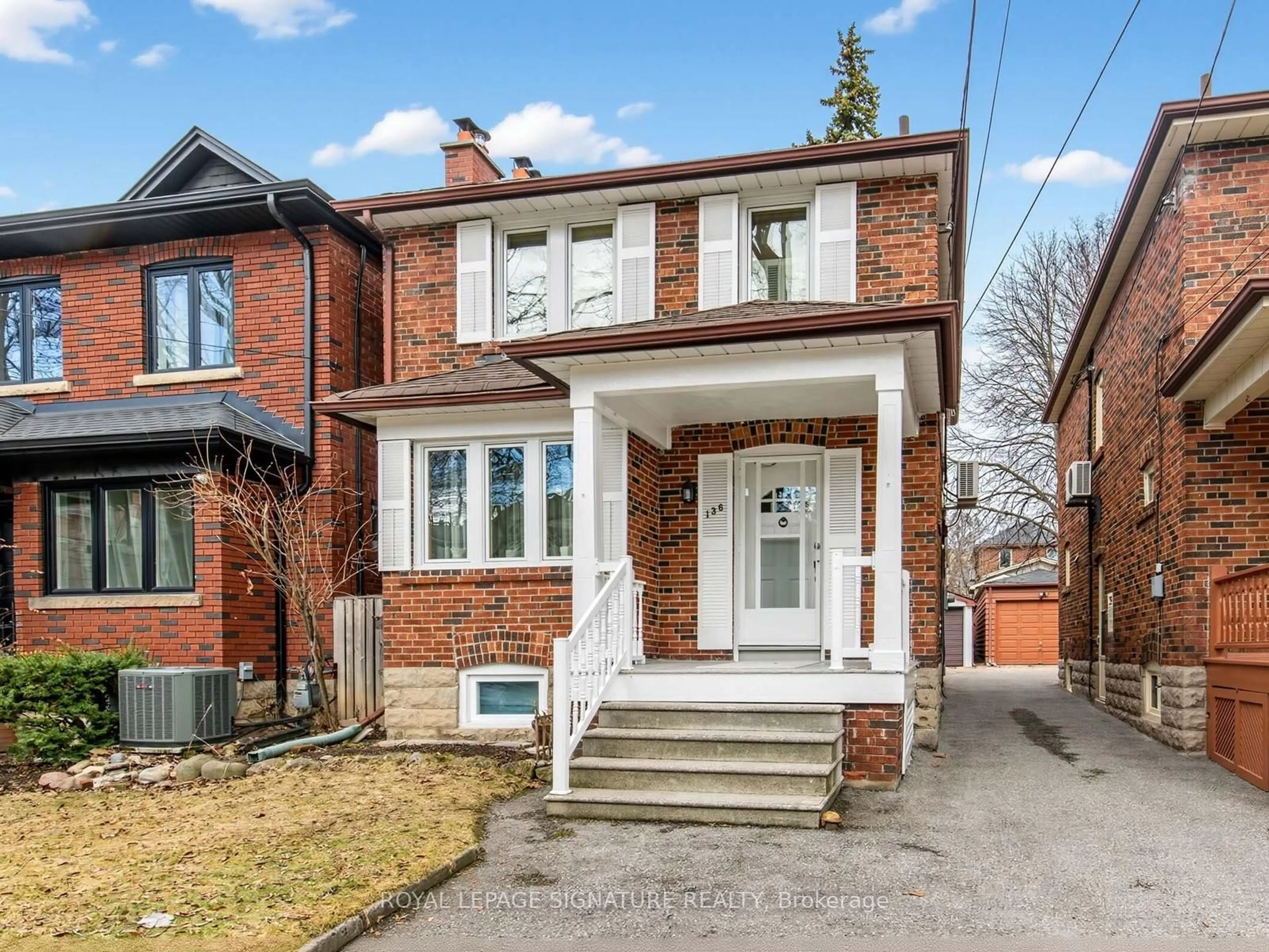 Home with brick exterior material, street for 136 Cranbrooke Ave, Toronto Ontario M5M 1M5