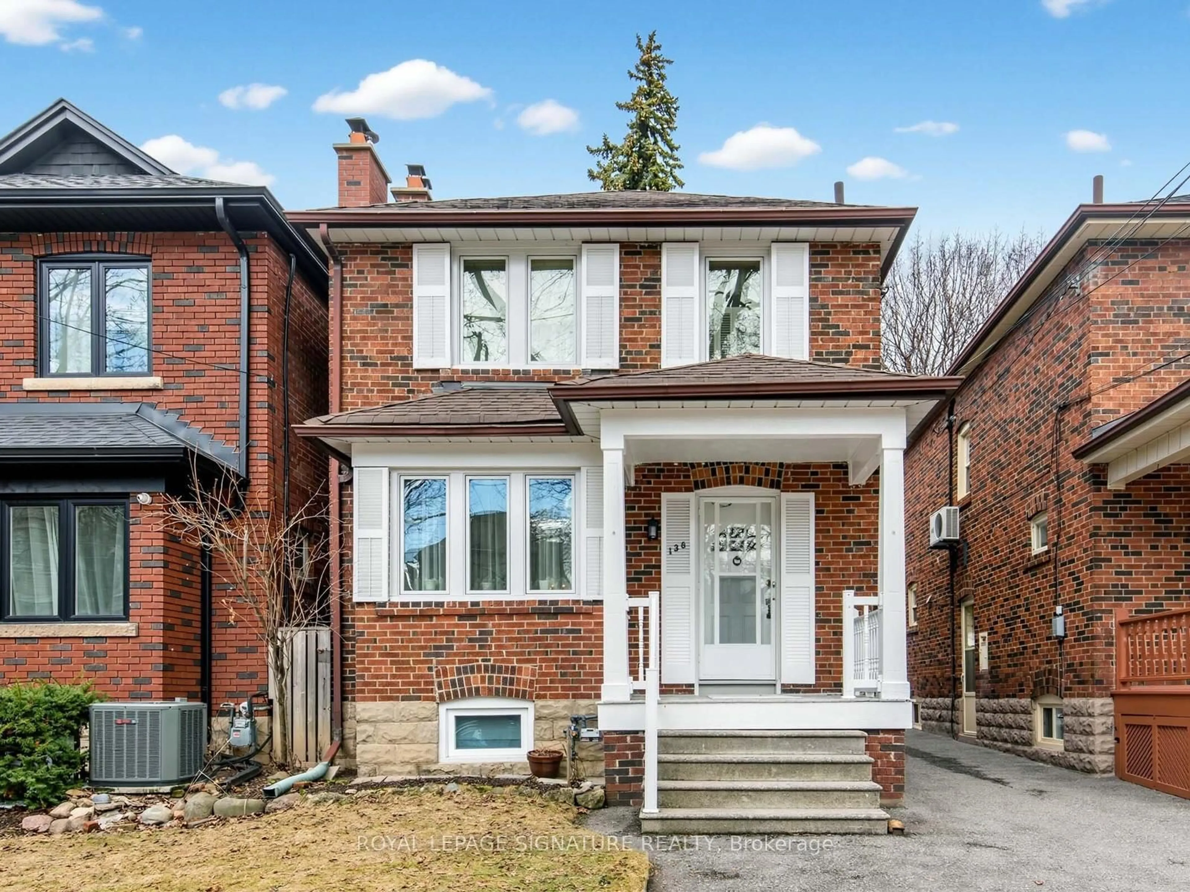 Home with brick exterior material, street for 136 Cranbrooke Ave, Toronto Ontario M5M 1M5