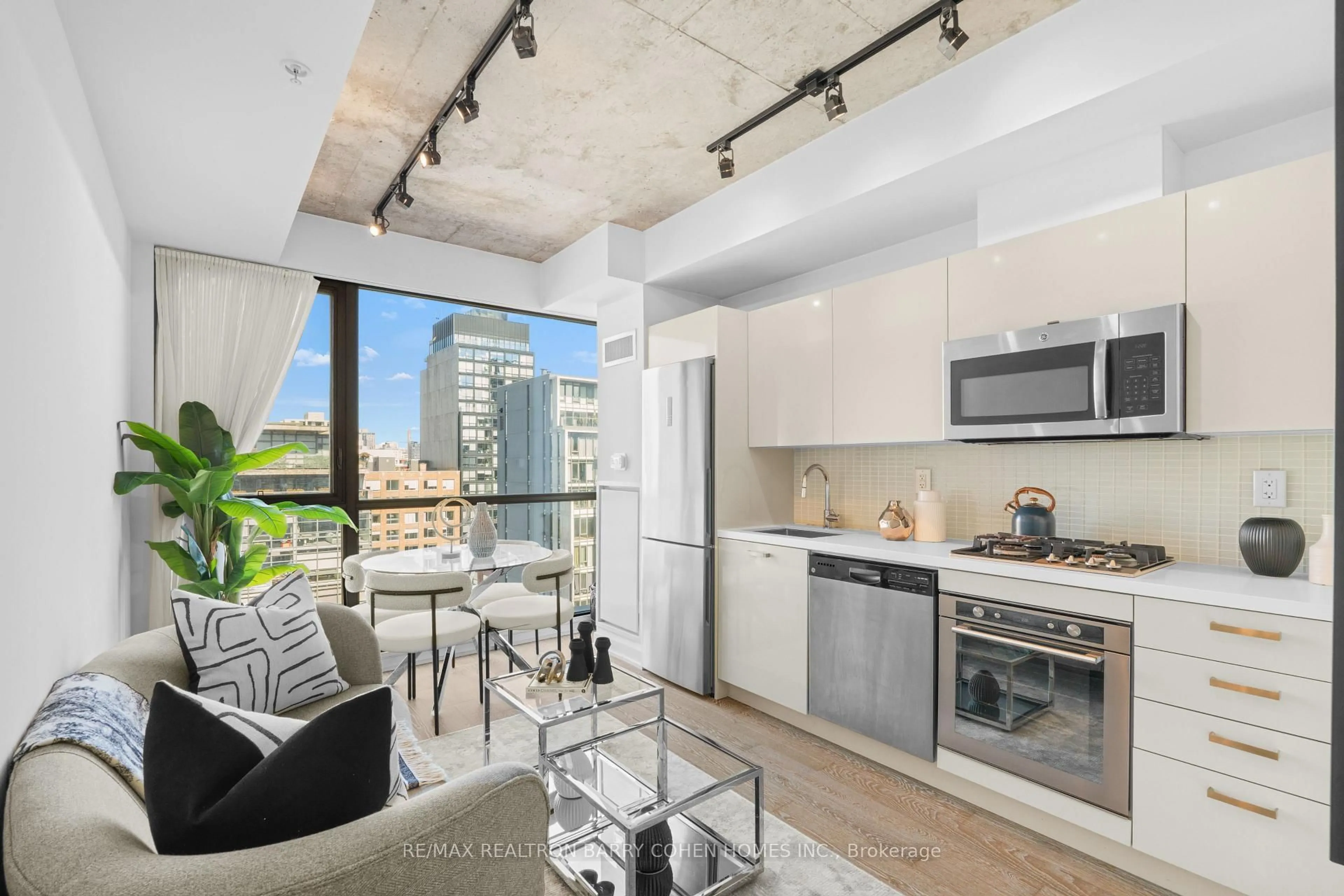 Open concept kitchen, unknown for 39 Brant St #904, Toronto Ontario M5V 0M8