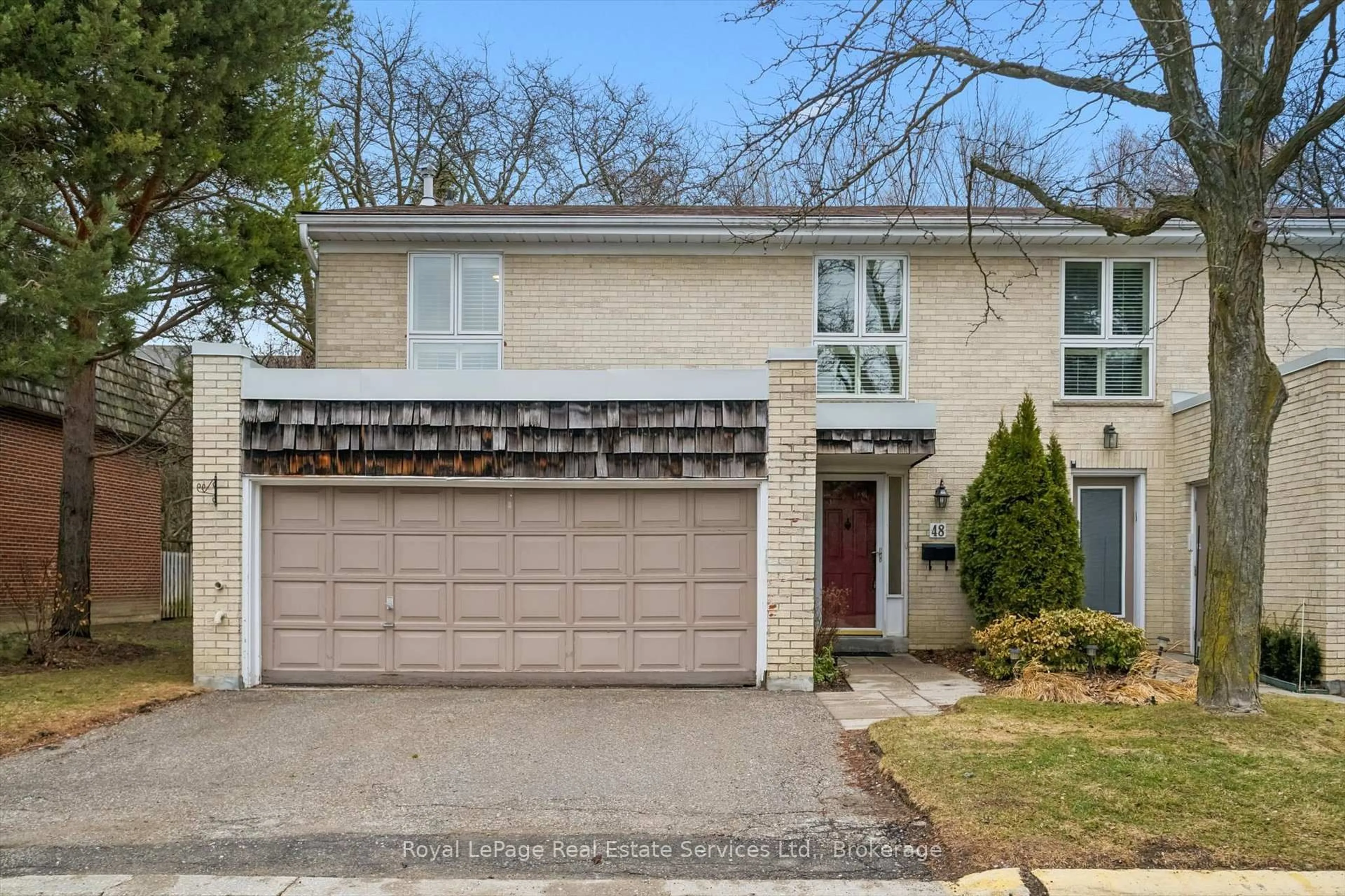 Home with brick exterior material, street for 48 Crimson Mill Way #136, Toronto Ontario M2L 1T6