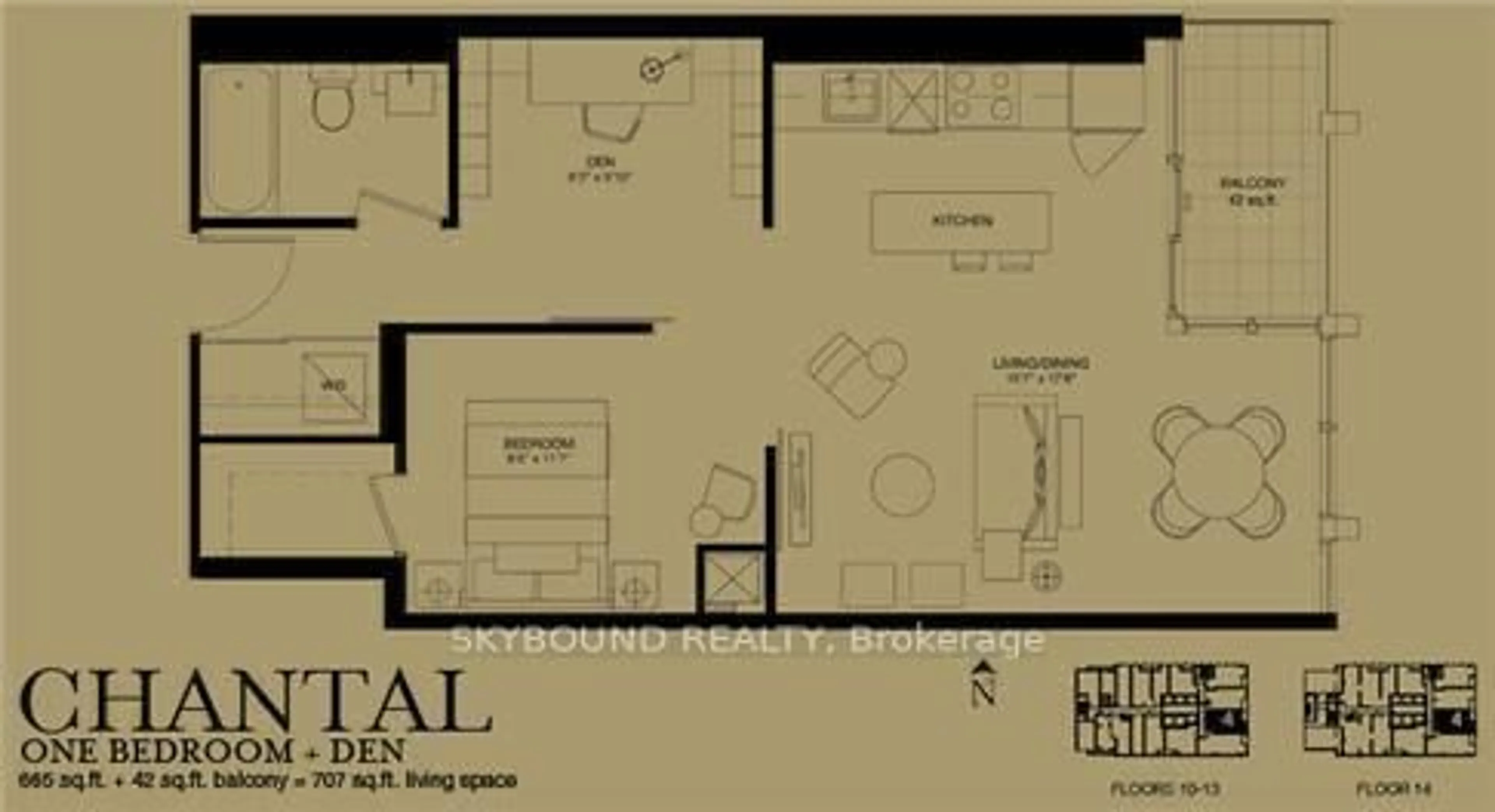 Floor plan for 88 Blue Jays Way #2704, Toronto Ontario M5V 0L7