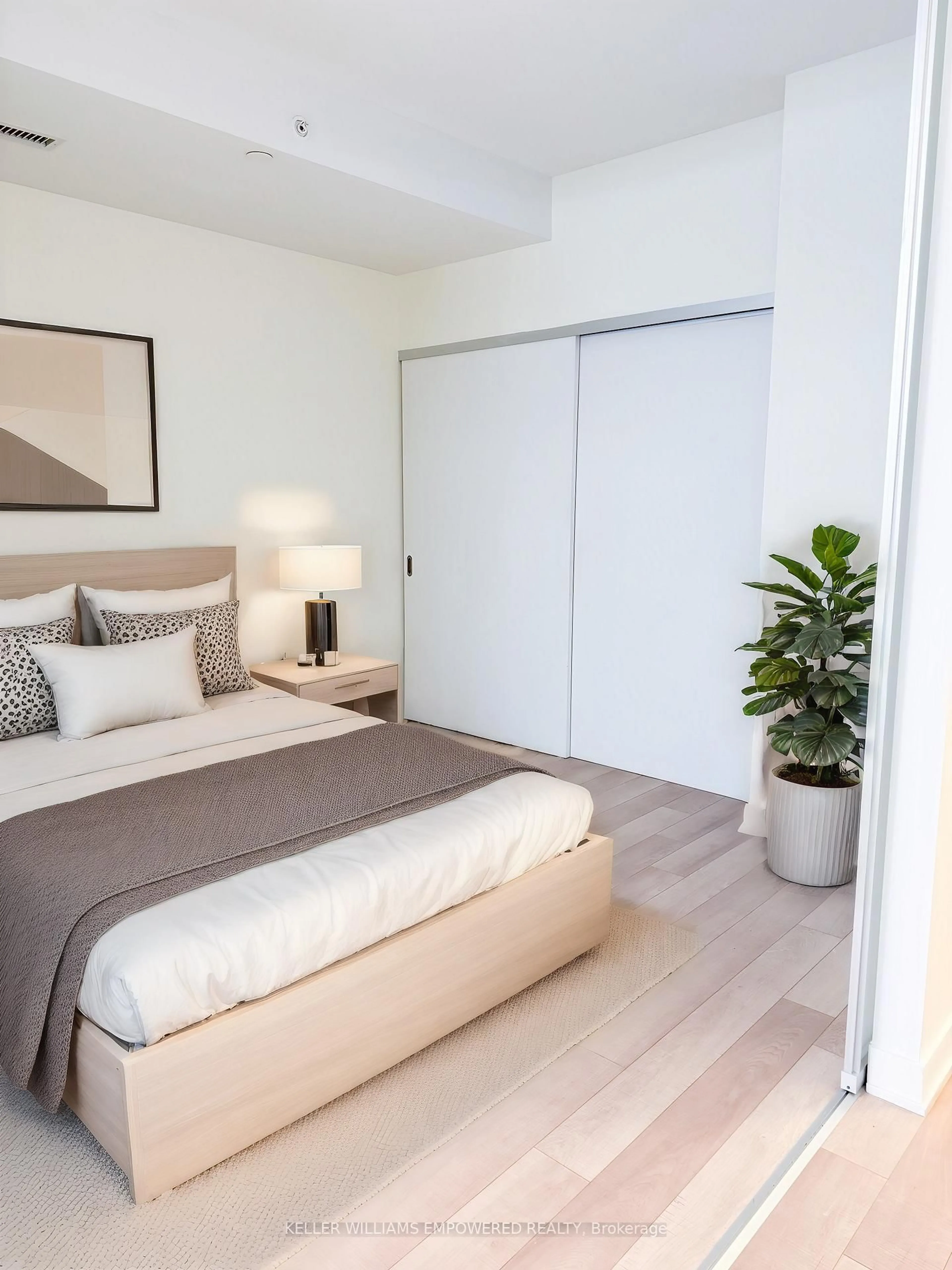 Bedroom with bed, unknown for 210 Simcoe St #406, Toronto Ontario M5T 0A9