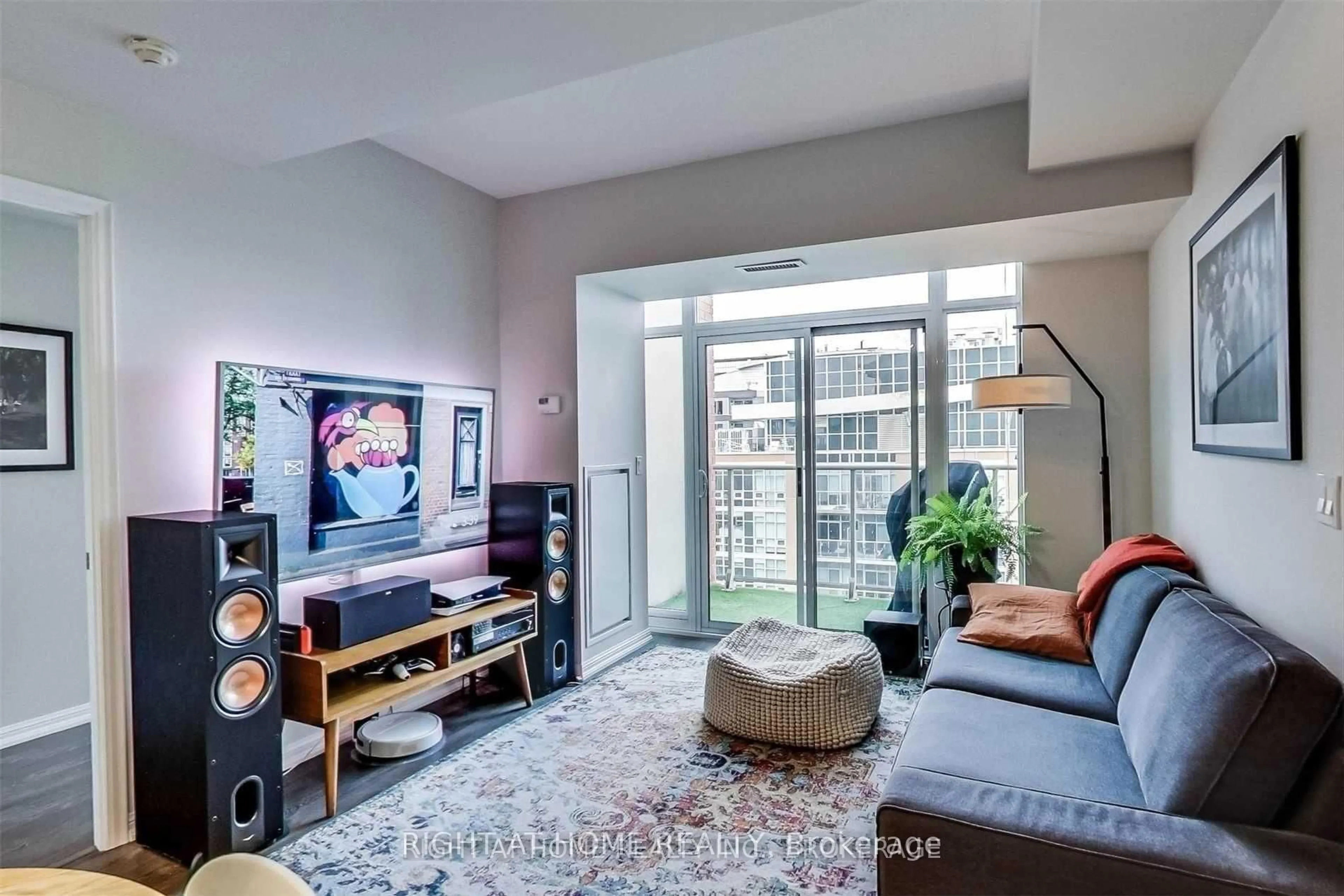 Living room with furniture, unknown for 75 East Liberty St #2401, Toronto Ontario M6K 0A2