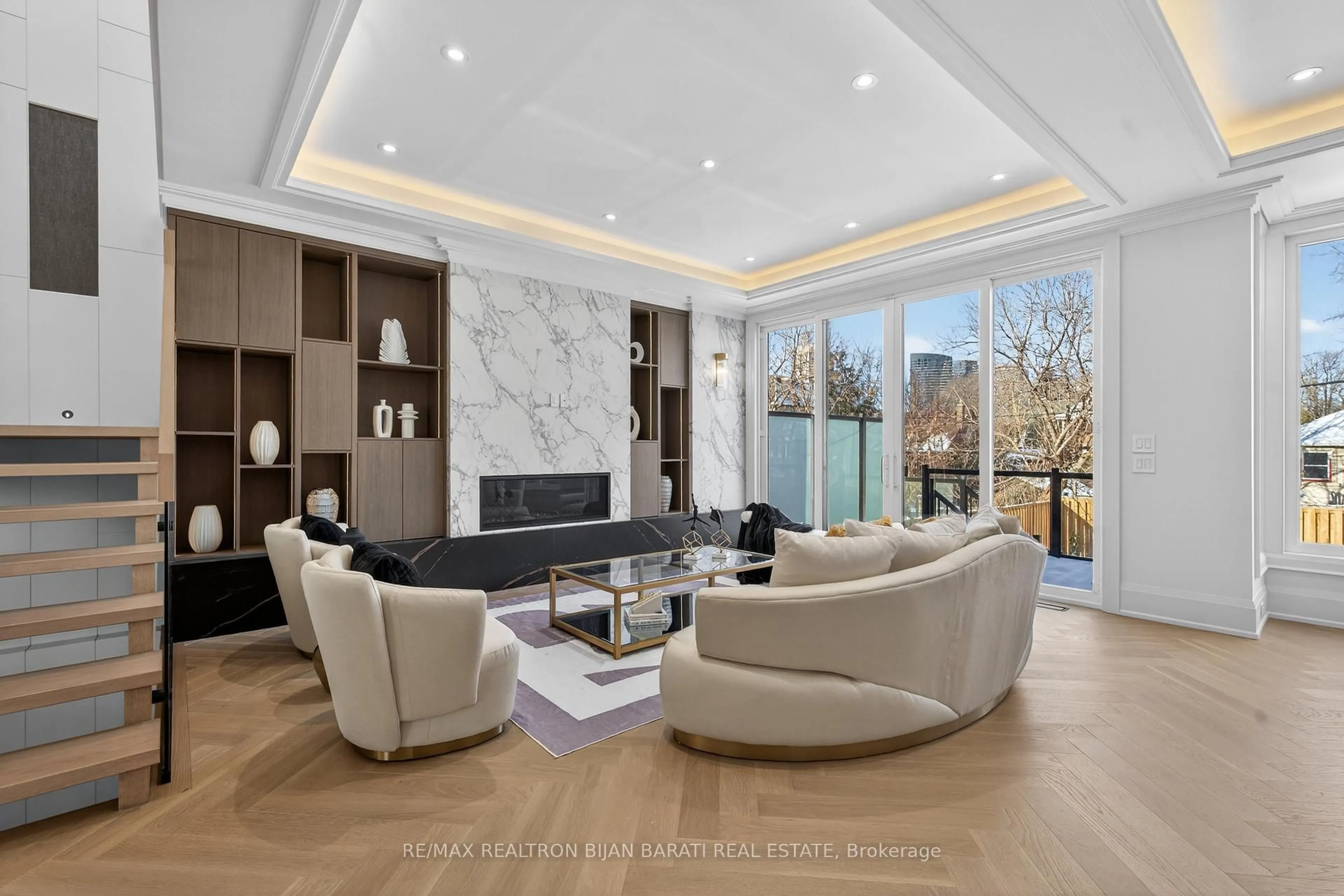 Living room with furniture, unknown for 70 Abitibi Ave, Toronto Ontario M2M 2V4