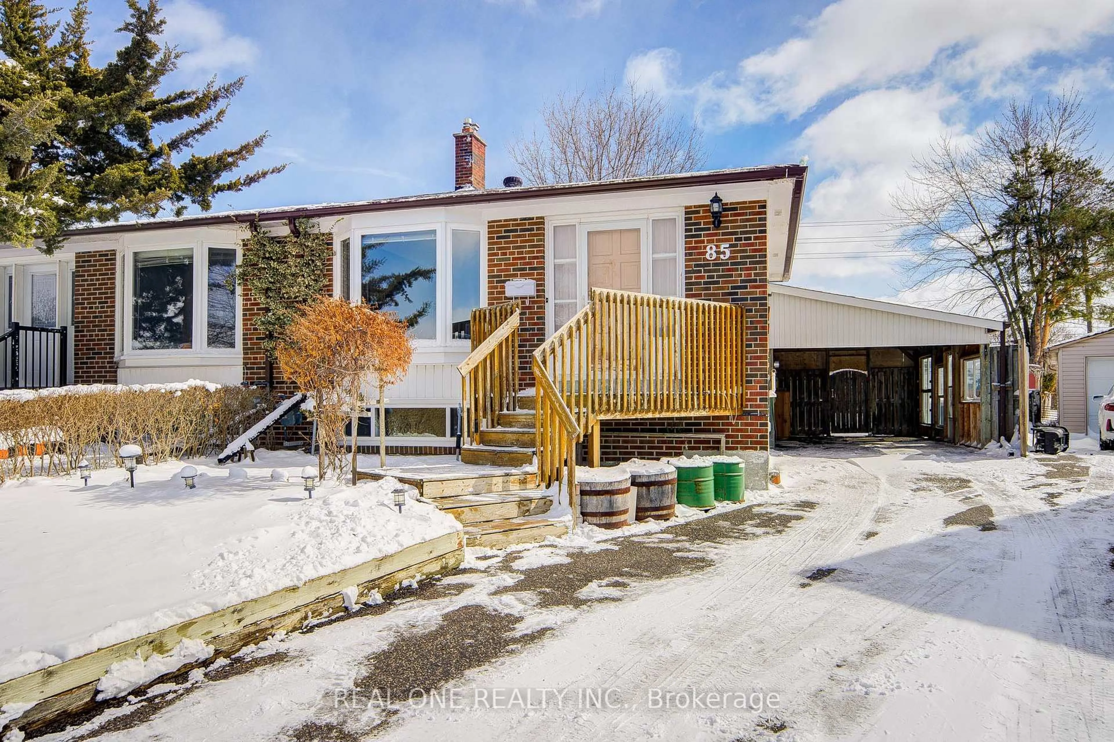 Home with brick exterior material, street for 85 Clydesdale Dr, Toronto Ontario M2J 3N3