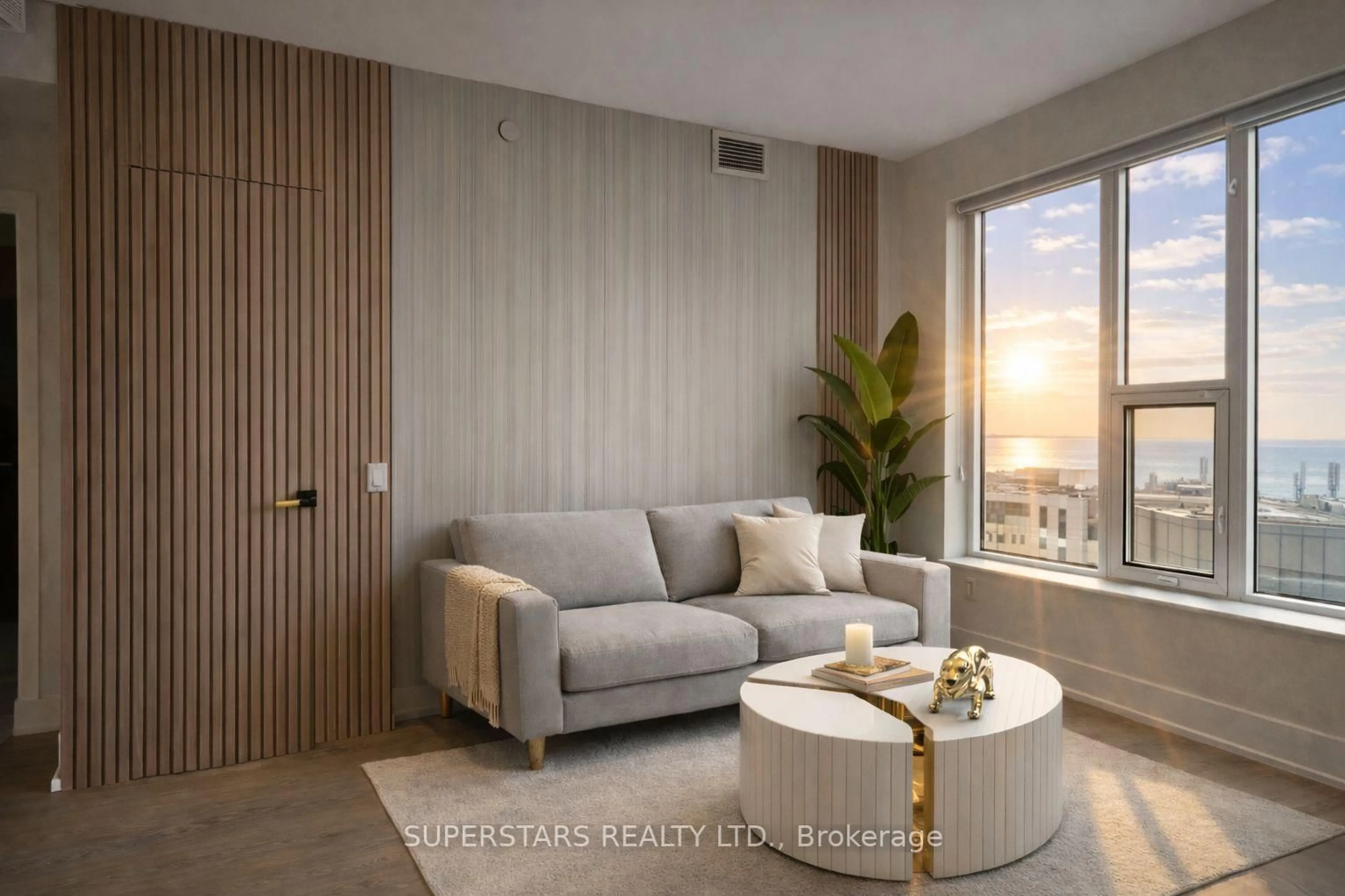 Living room with furniture, unknown for 10 York St #4208, Toronto Ontario M5J 0E1