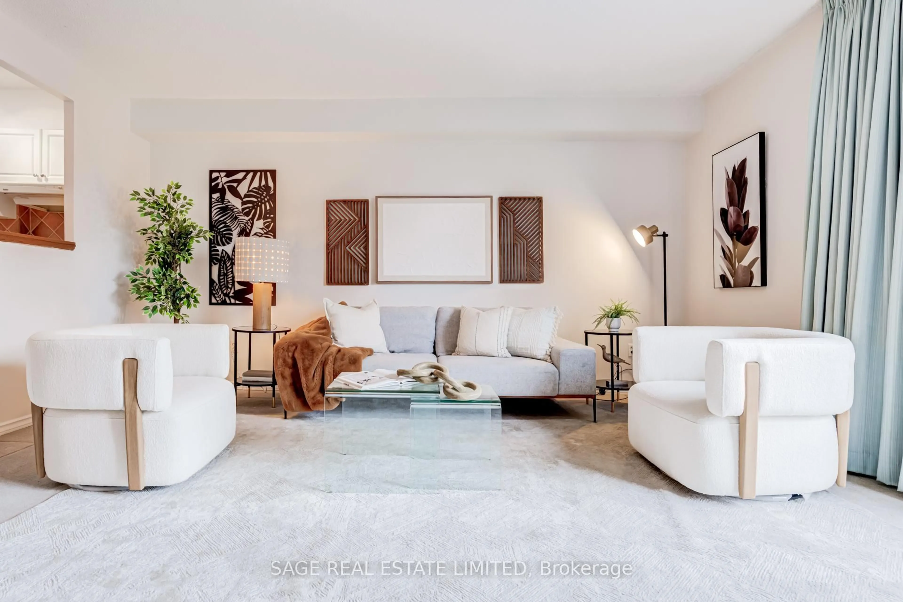 Living room with furniture, ceramic/tile floor for 212 St. George St #503, Toronto Ontario M5R 2N5