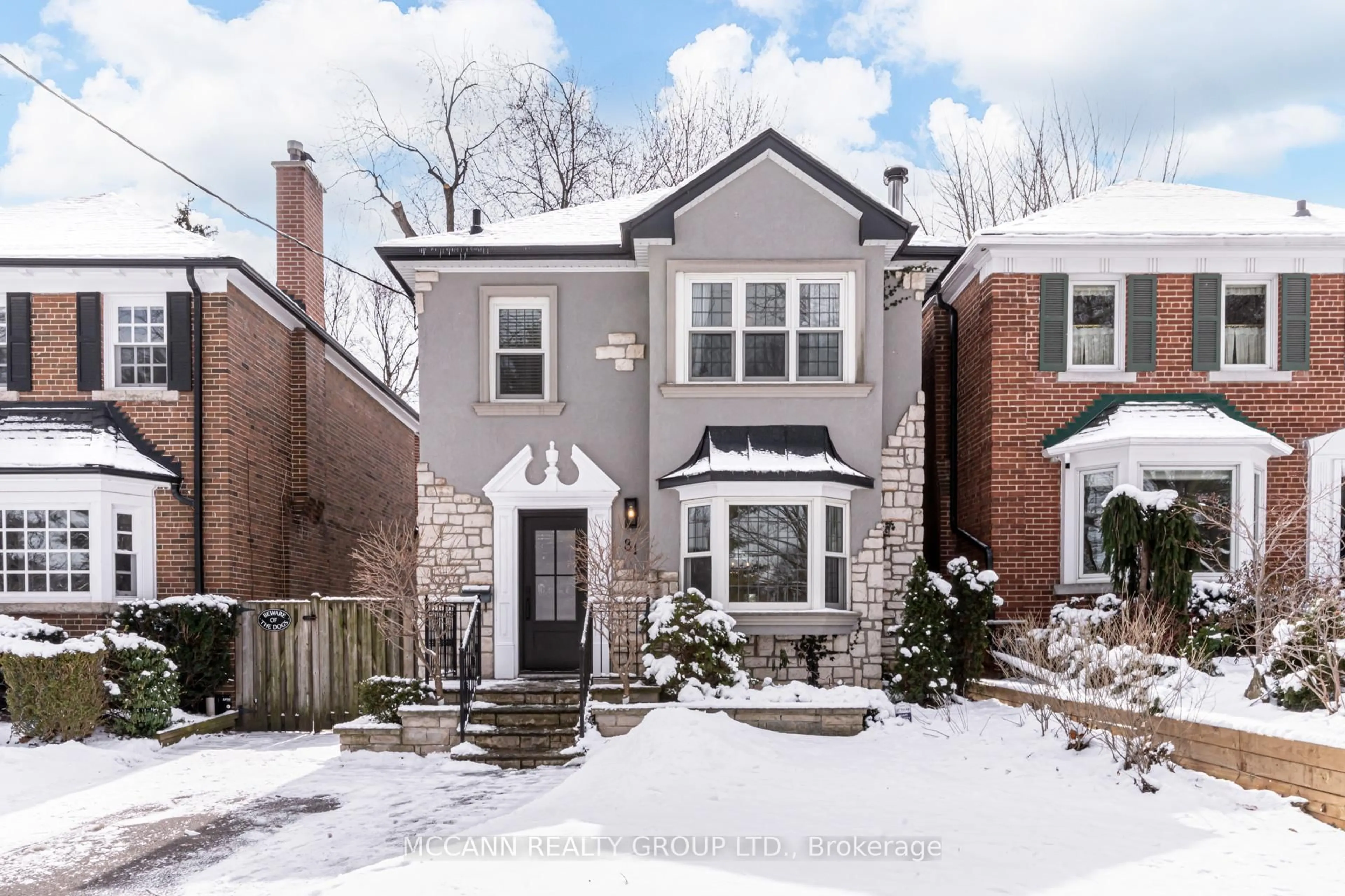 Home with brick exterior material, street for 81 Wanless Cres, Toronto Ontario M4N 3C2