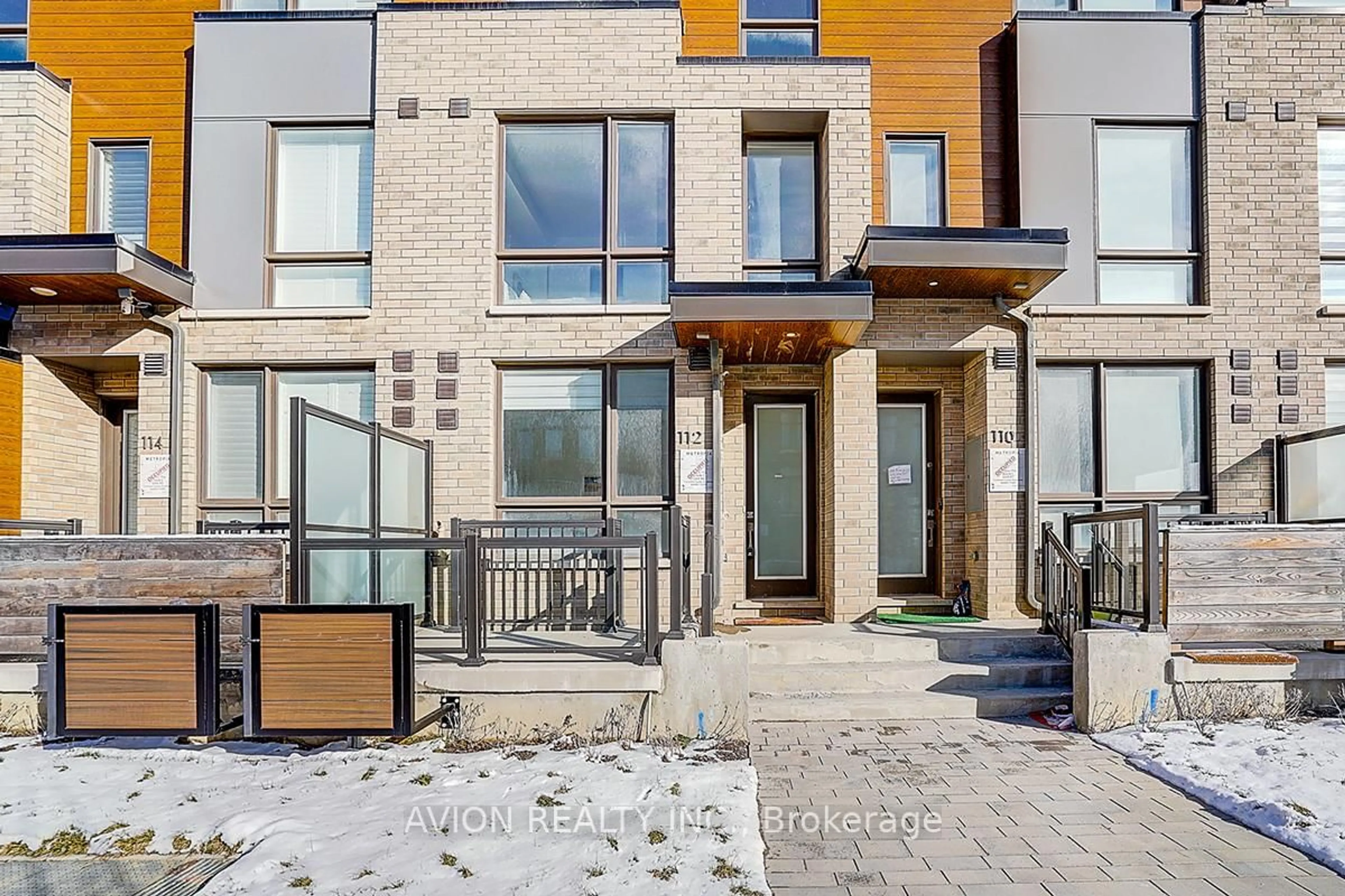 Home with brick exterior material, street for 112 GREEN GARDENS Blvd, Toronto Ontario M6A 0E5
