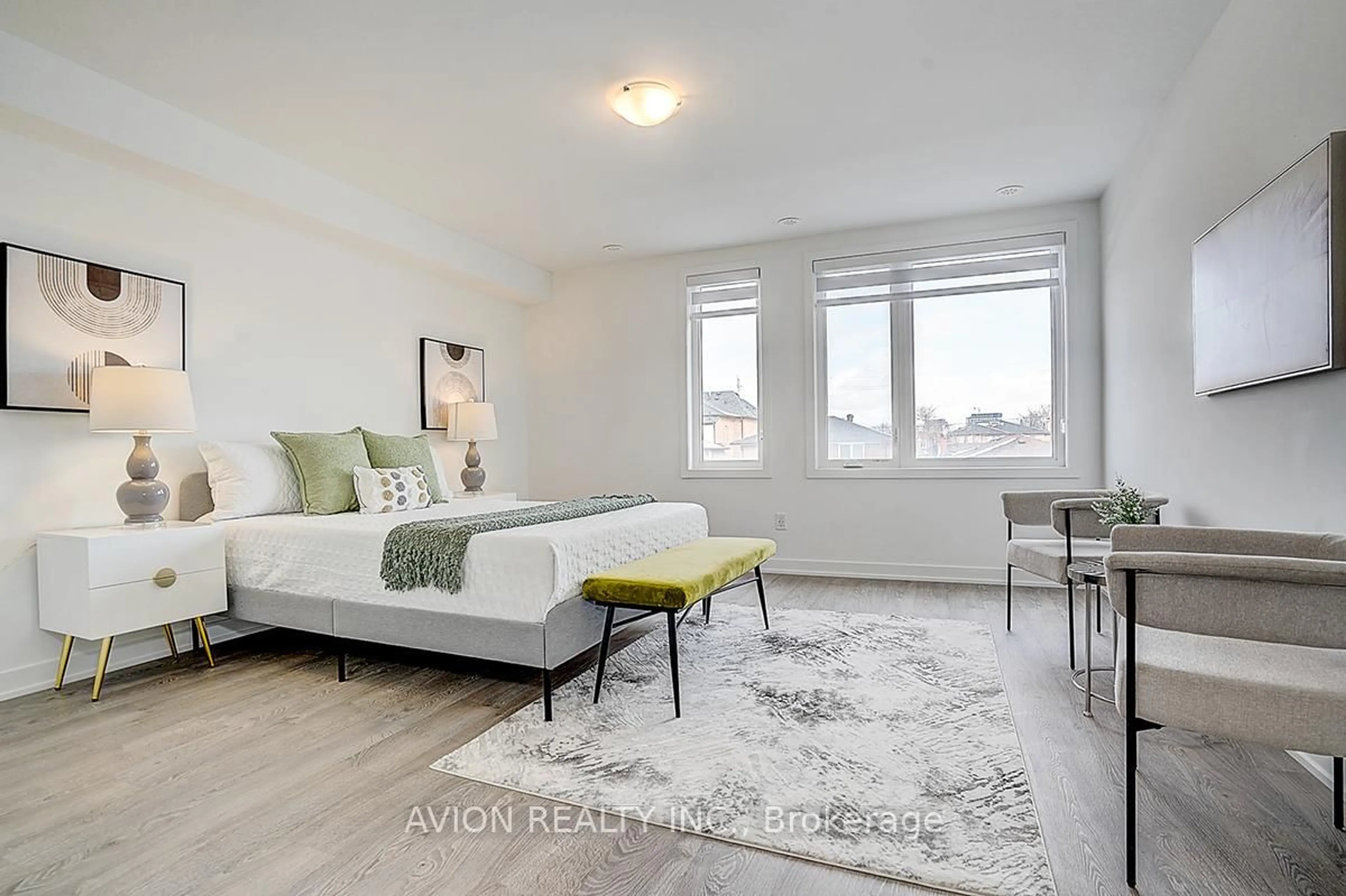 Bedroom with bed, unknown for 112 GREEN GARDENS Blvd, Toronto Ontario M6A 0E5