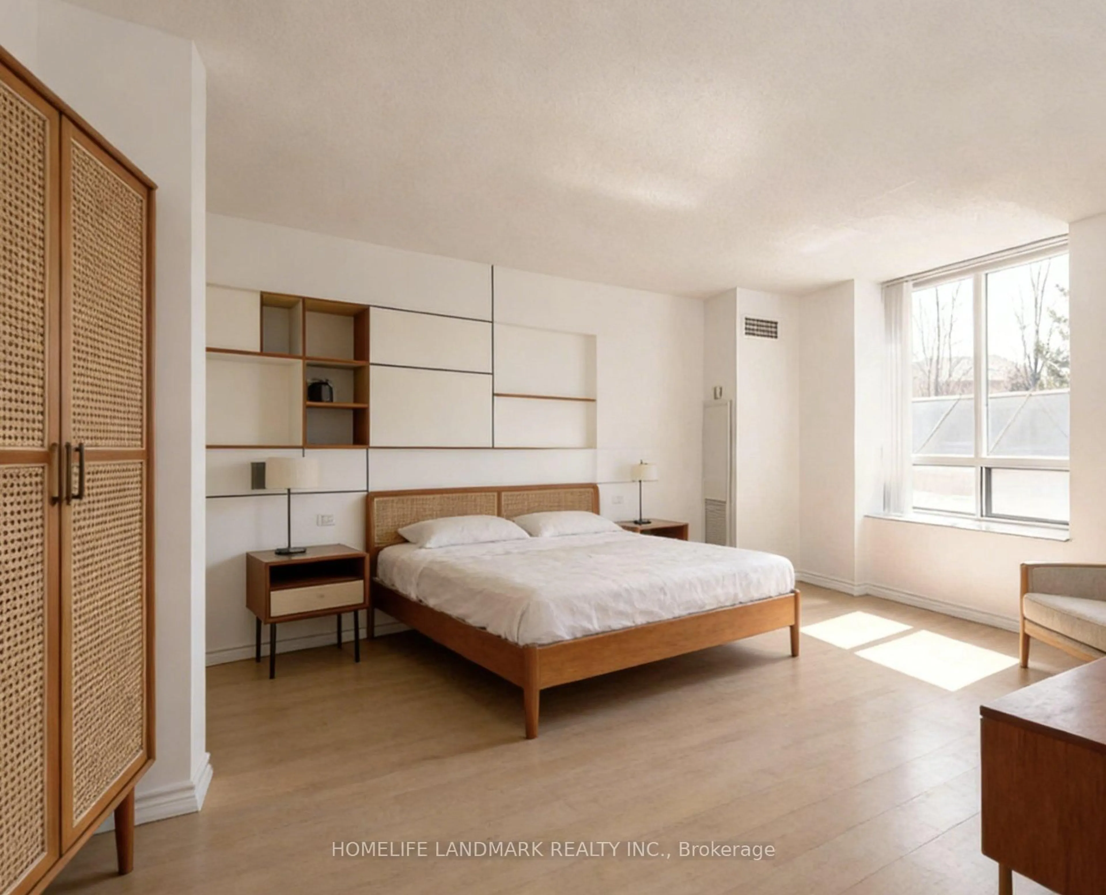 Bedroom with bed, unknown for 18 Sommerset Way #206, Toronto Ontario M2N 6X5