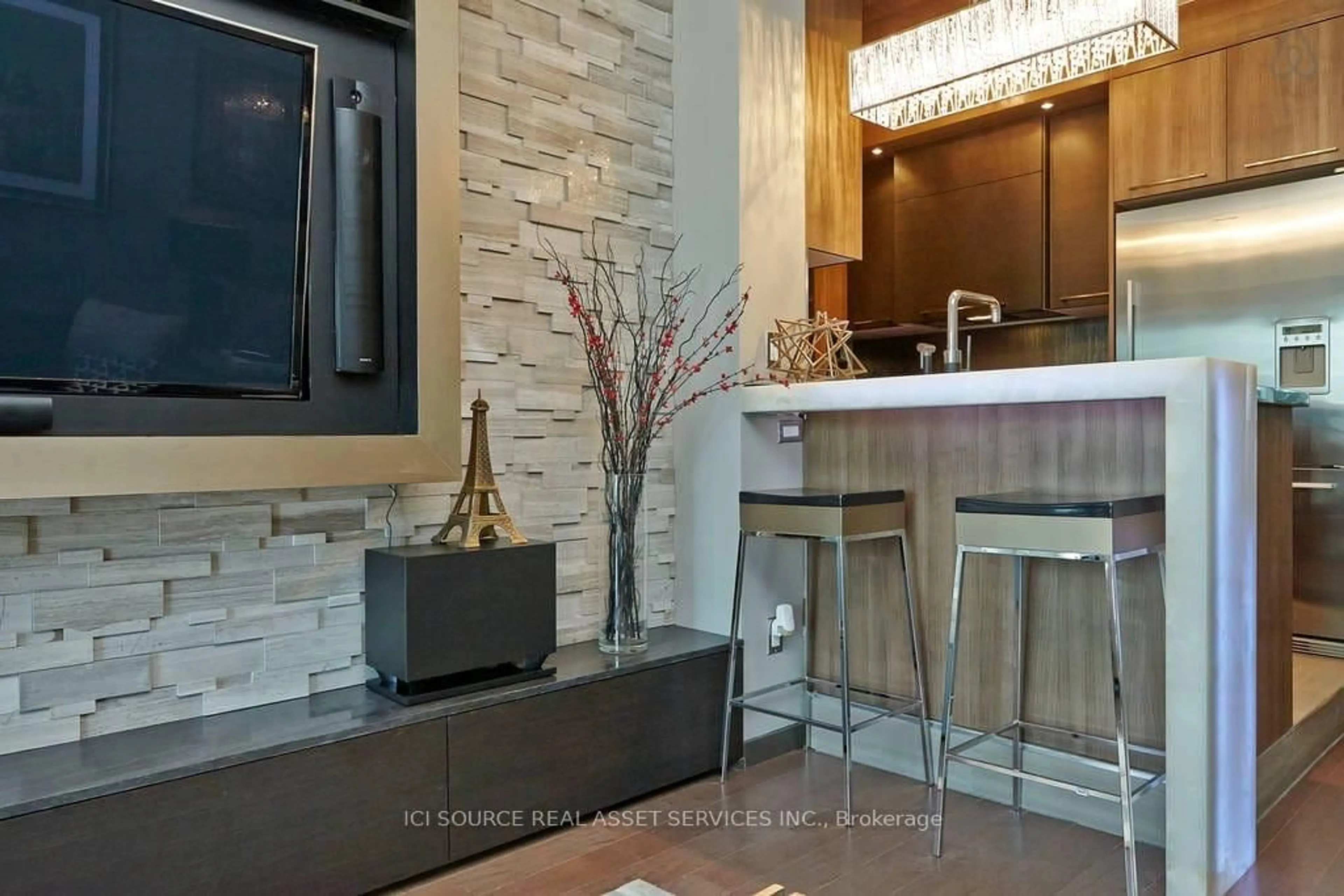 Contemporary kitchen, ceramic/tile floor for 10 Yonge St #3604, Toronto Ontario M5E 1R4