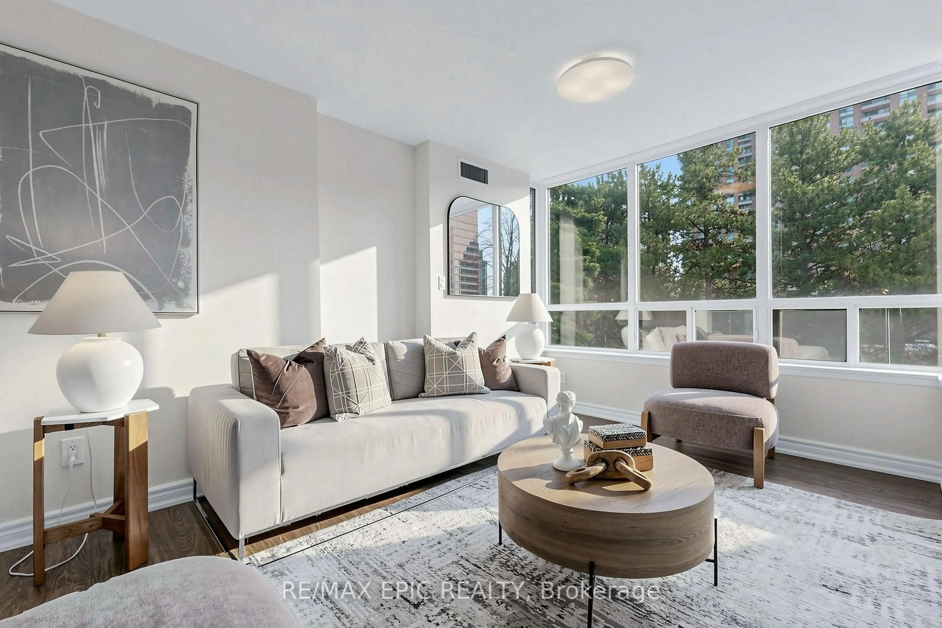 Living room with furniture, unknown for 7 Bishop Ave #216, Toronto Ontario M2M 4J4