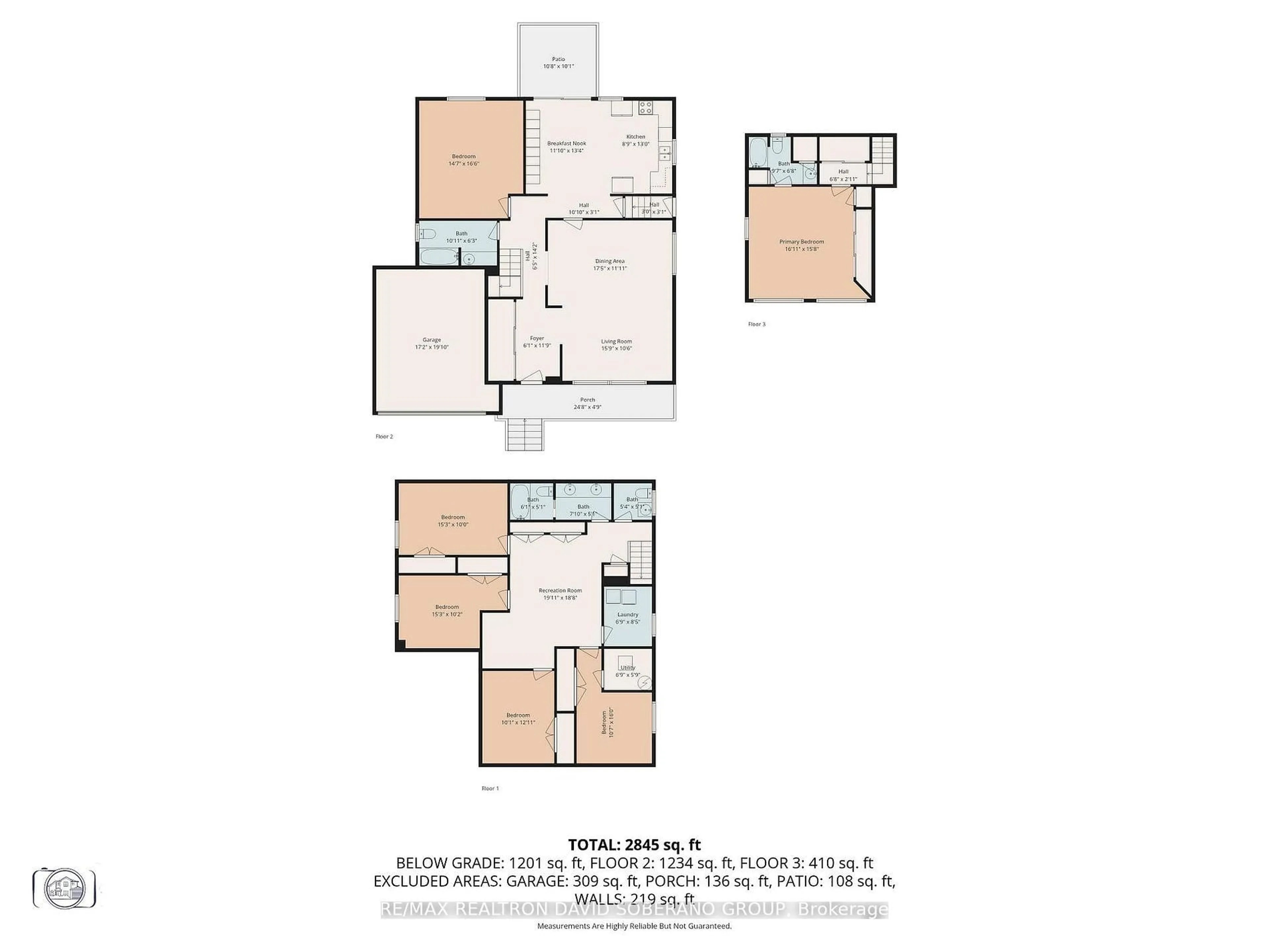 Floor plan for 89 Allingham Gardens, Toronto Ontario M3H 1X9