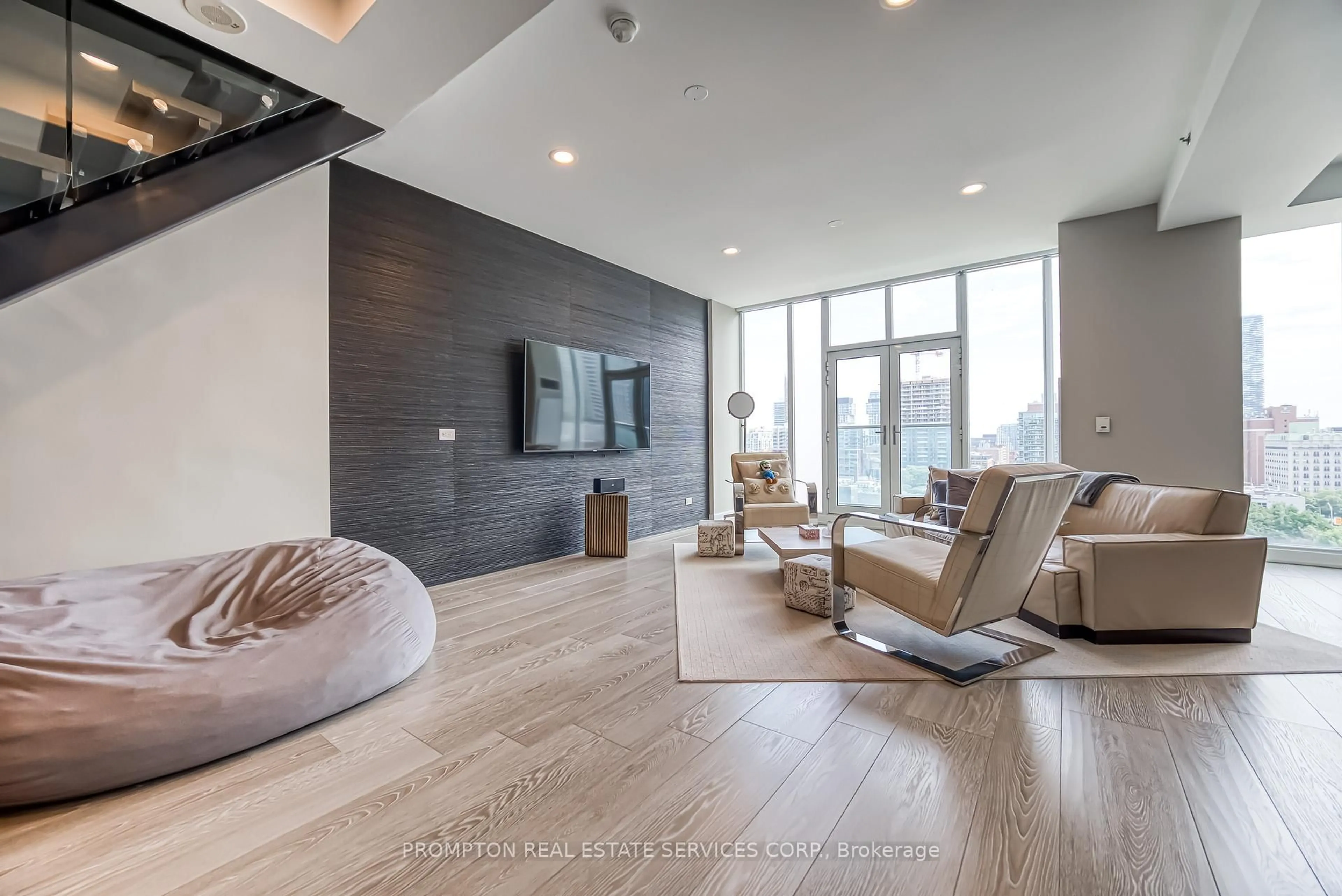 Living room with furniture, unknown for 220 George St #1105, Toronto Ontario M5A 2N1