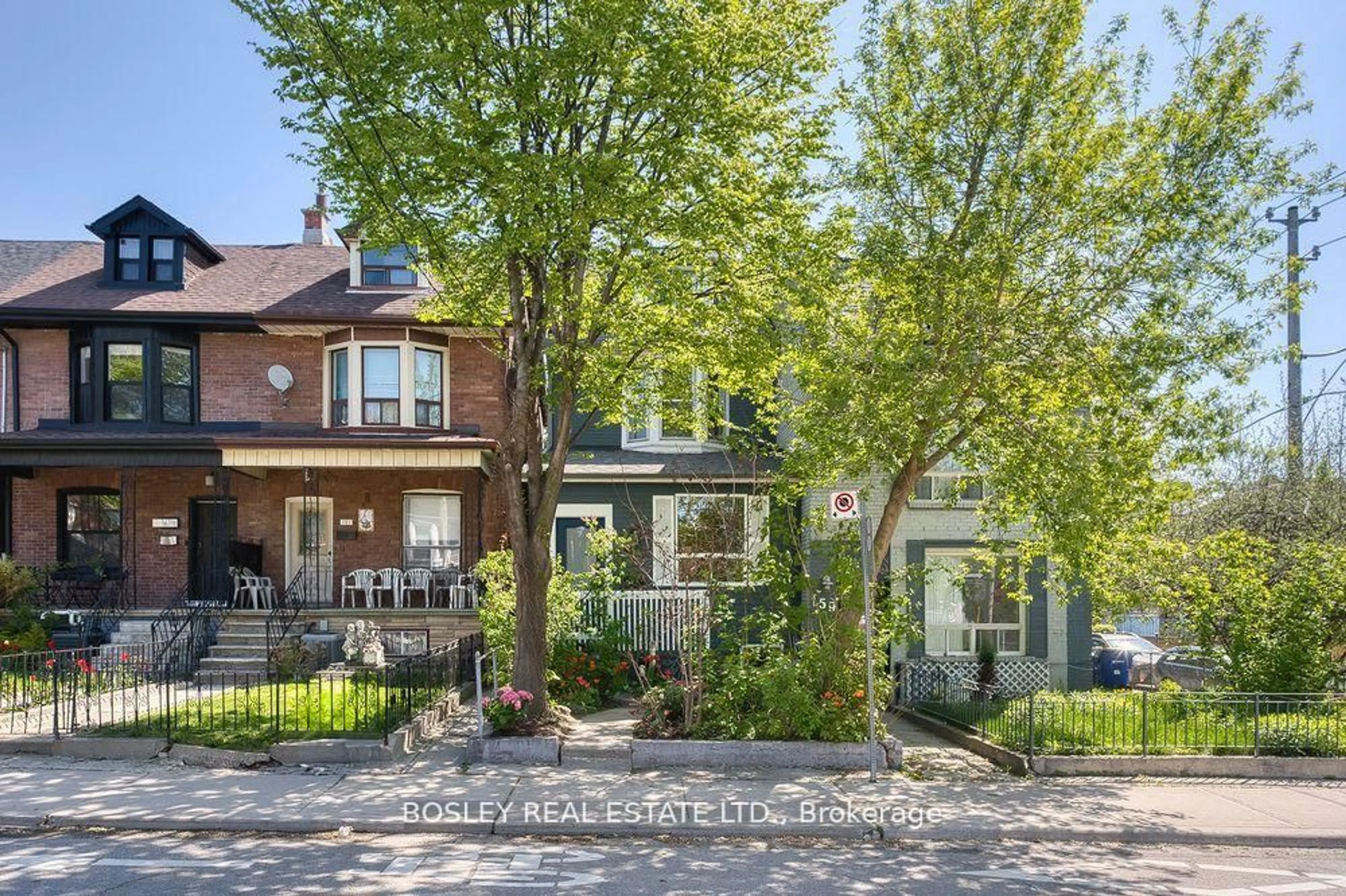 Home with brick exterior material, street for 159A Gladstone Ave, Toronto Ontario M6J 3L3