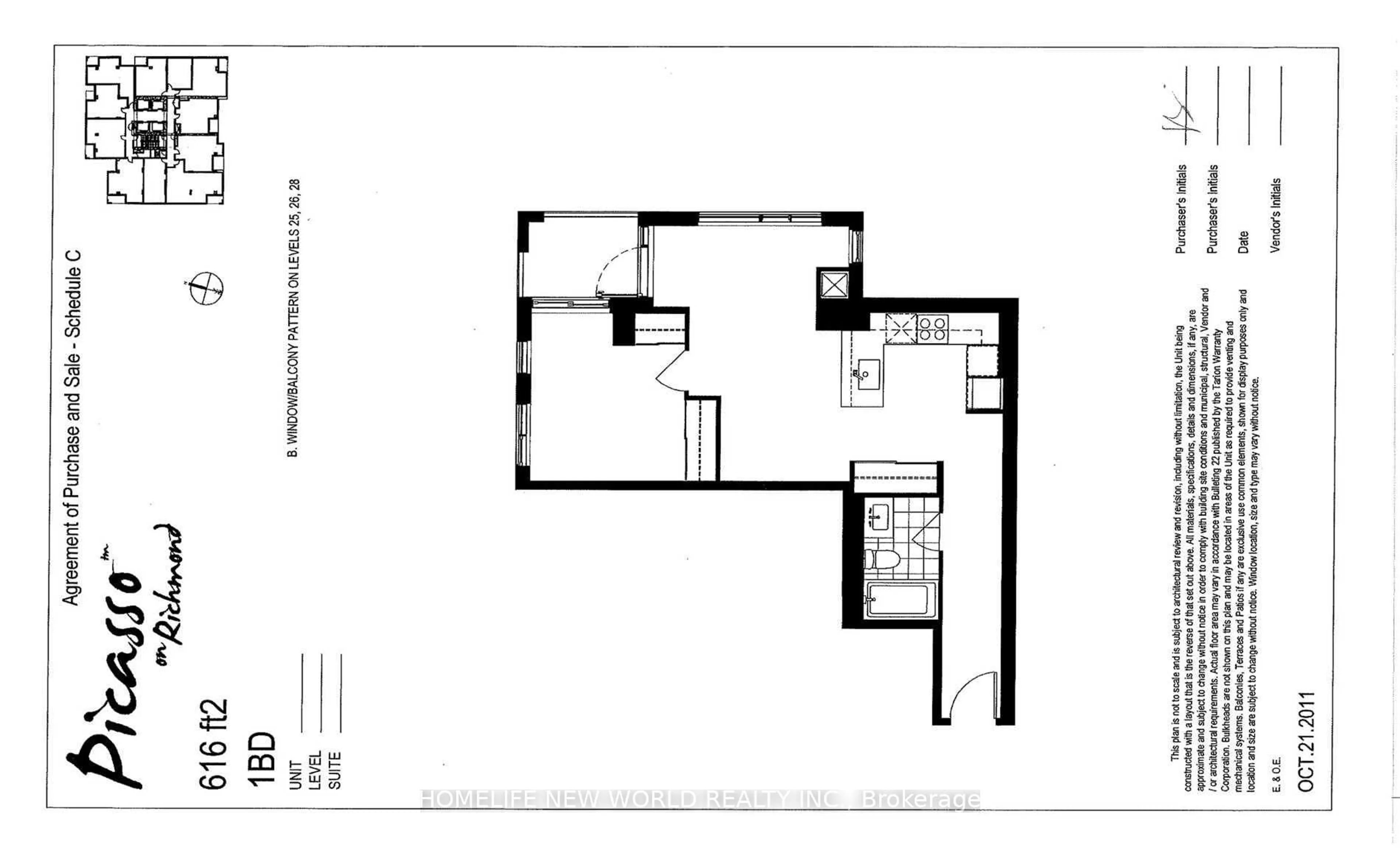 Floor plan for 318 Richmond St #2703, Toronto Ontario M5V 1X2