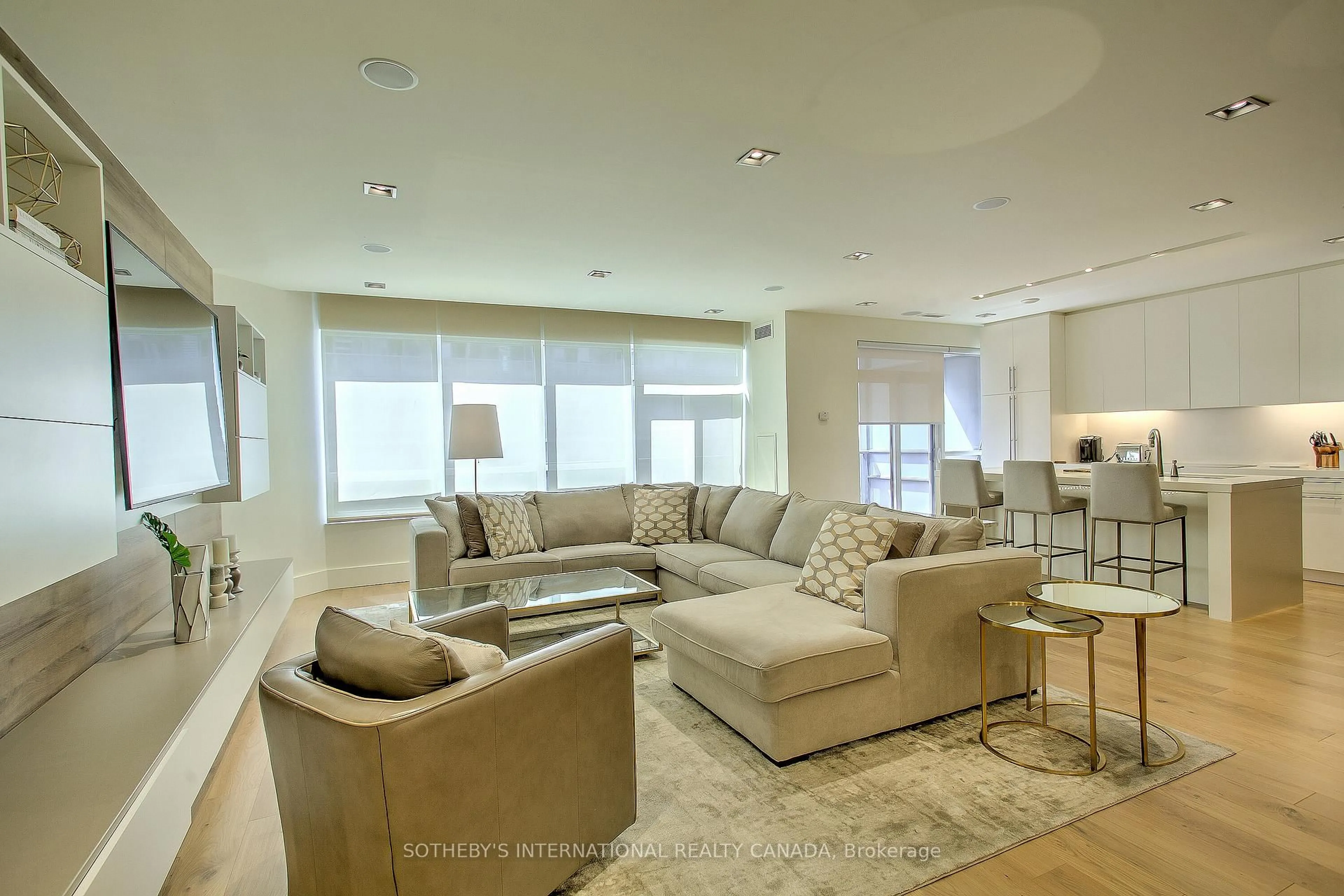 Living room with furniture, unknown for 20 Blue Jays Way #2101, Toronto Ontario M5V 3W6