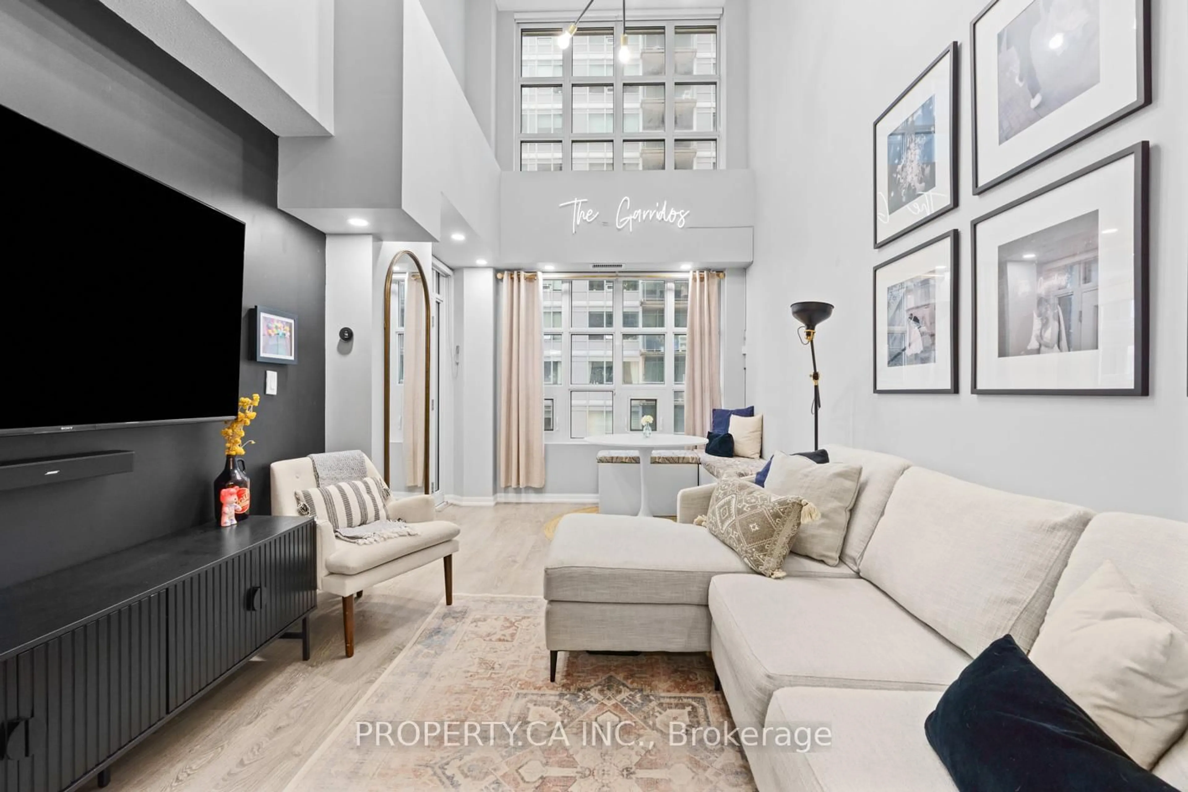 Living room with furniture, unknown for 65 East Liberty St #918, Toronto Ontario M6K 3R2