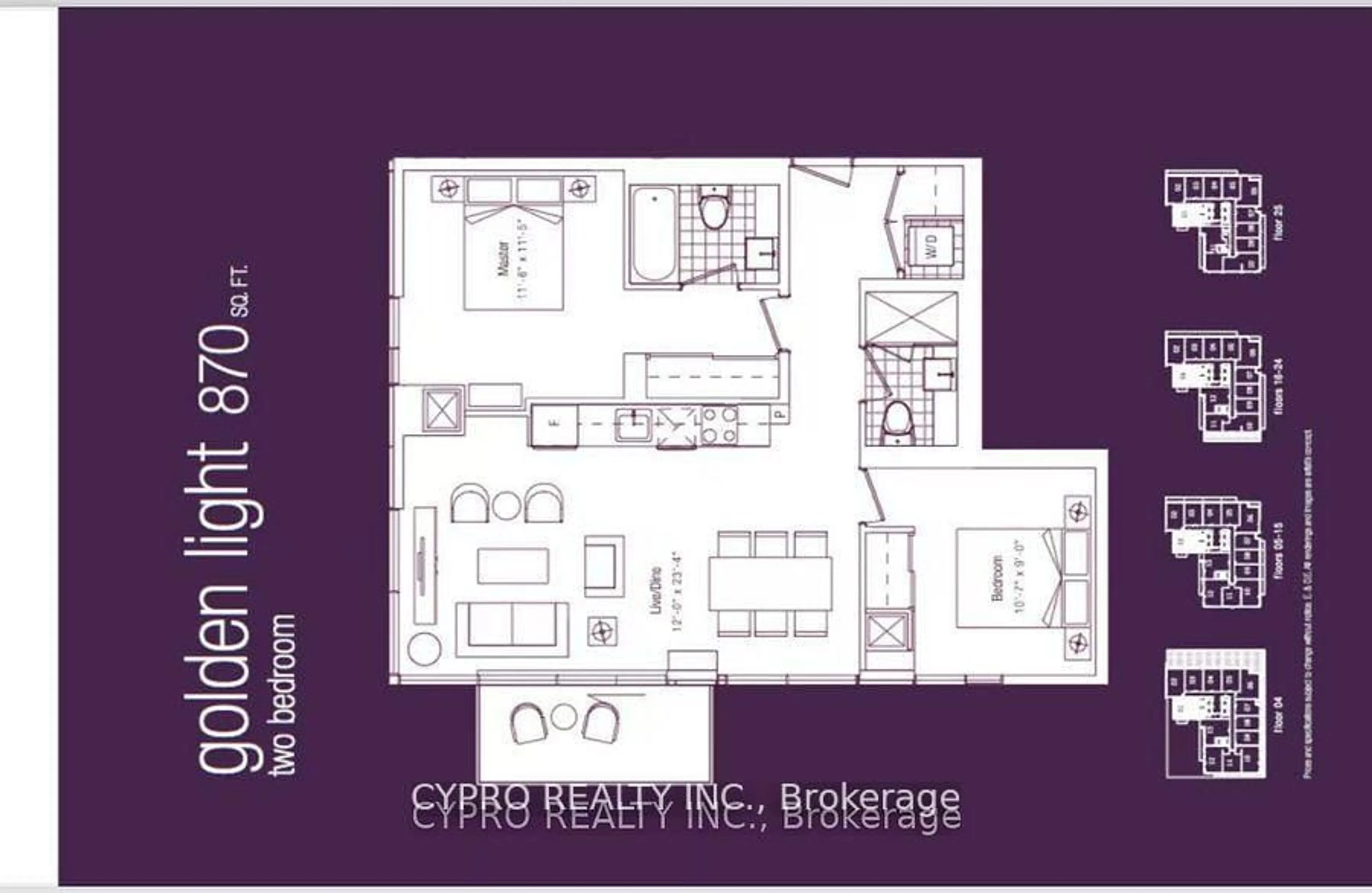Floor plan for 770 BAY St #601, Toronto Ontario M5G 0A6