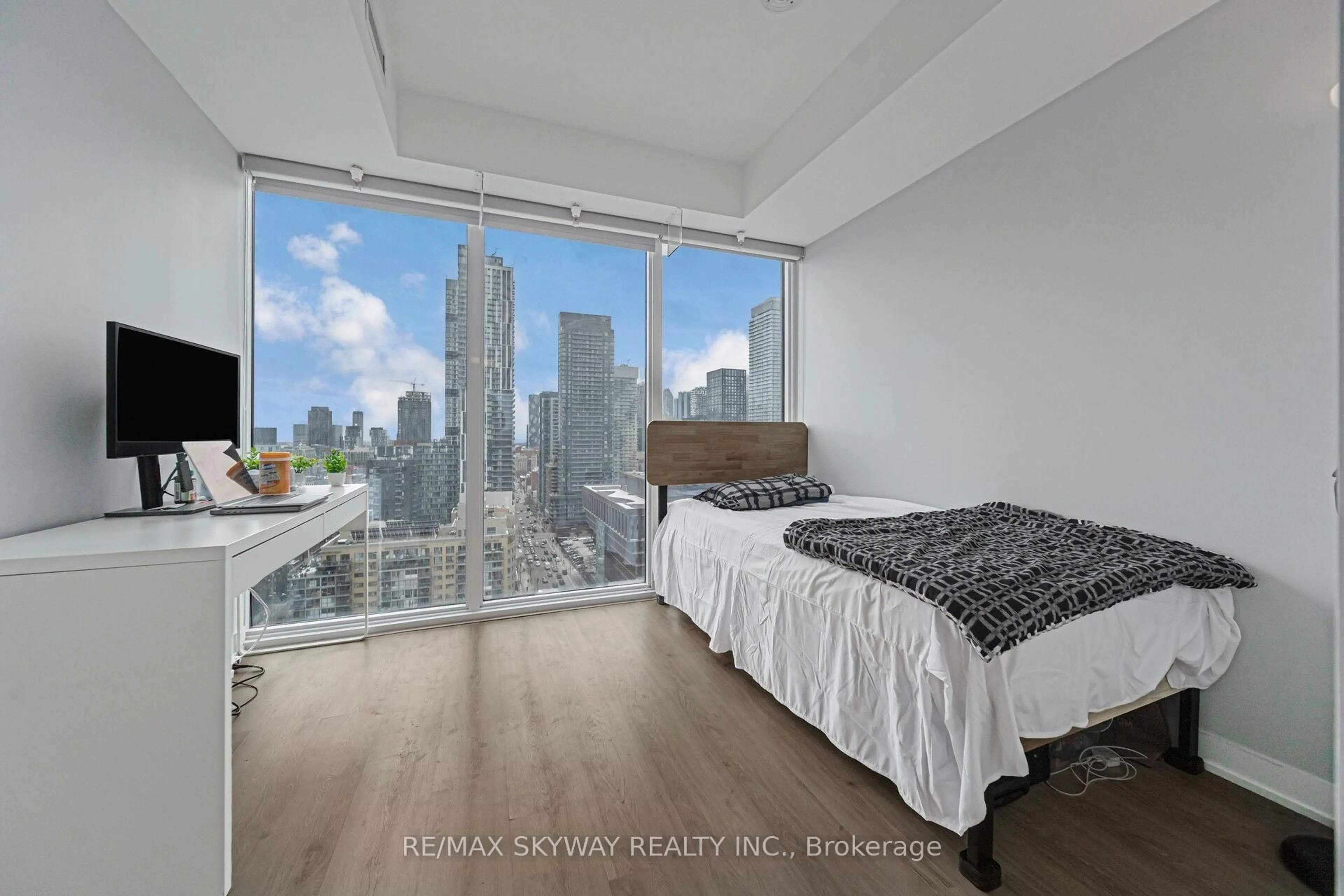 Bedroom with bed, unknown for 319 Jarvis St #2101, Toronto Ontario M5B 0C8