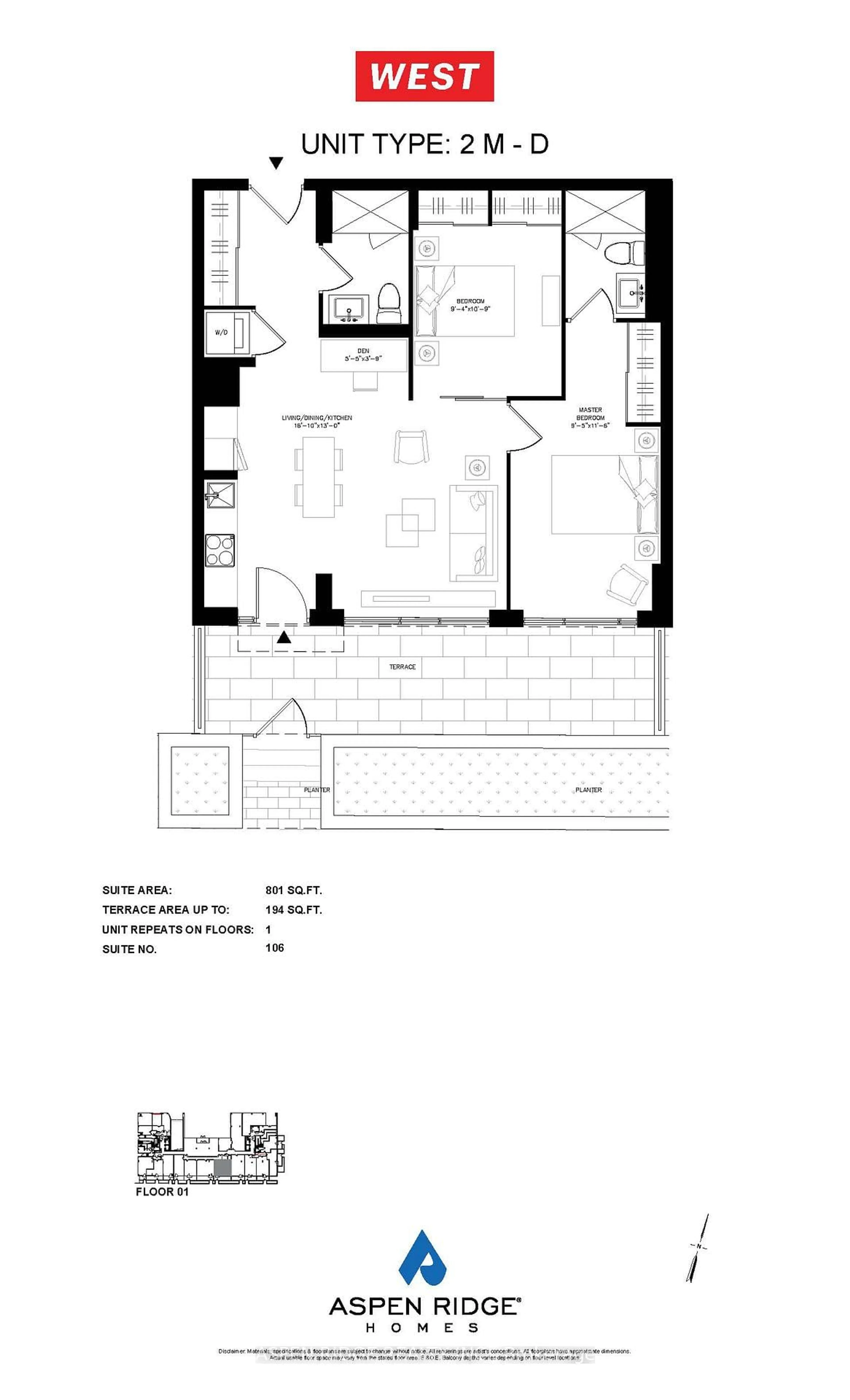 Floor plan for 9 Tecumseth St #106, Toronto Ontario M5V 3G4