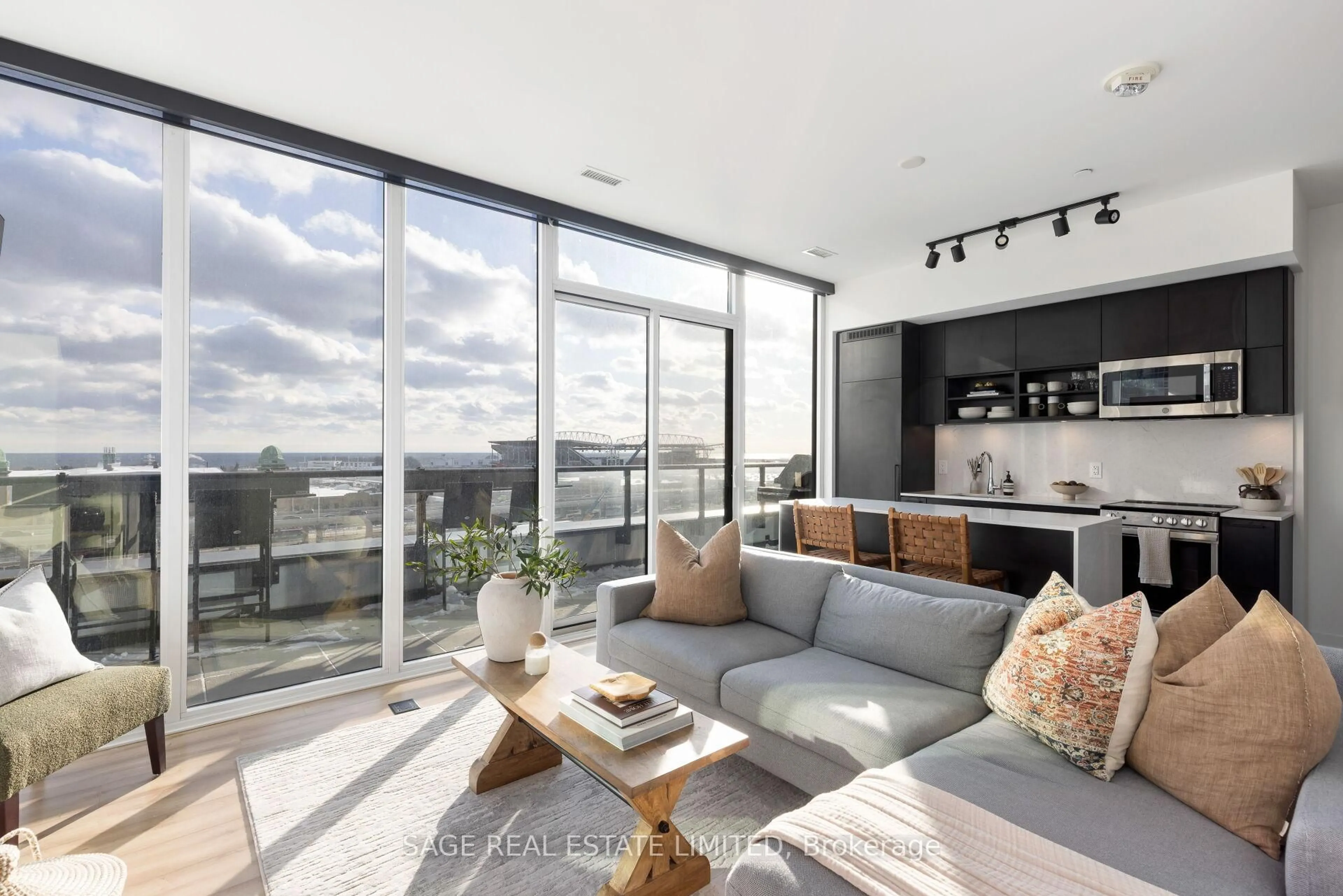 Living room with furniture, unknown for 135 East Liberty St #715, Toronto Ontario M6K 0G7