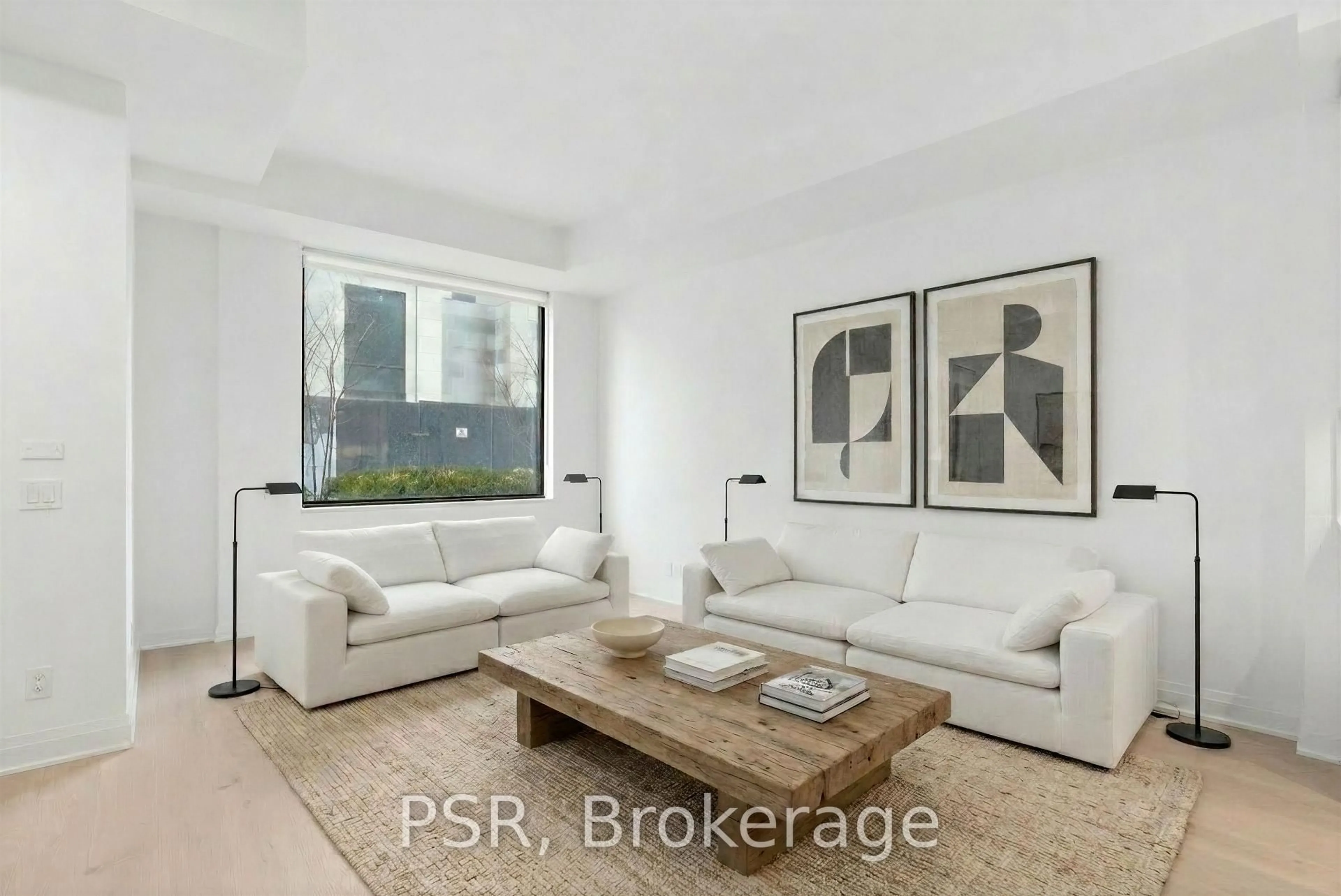 Living room with furniture, unknown for 33 Frederick Todd Way #TH12, Toronto Ontario M4G 0C9