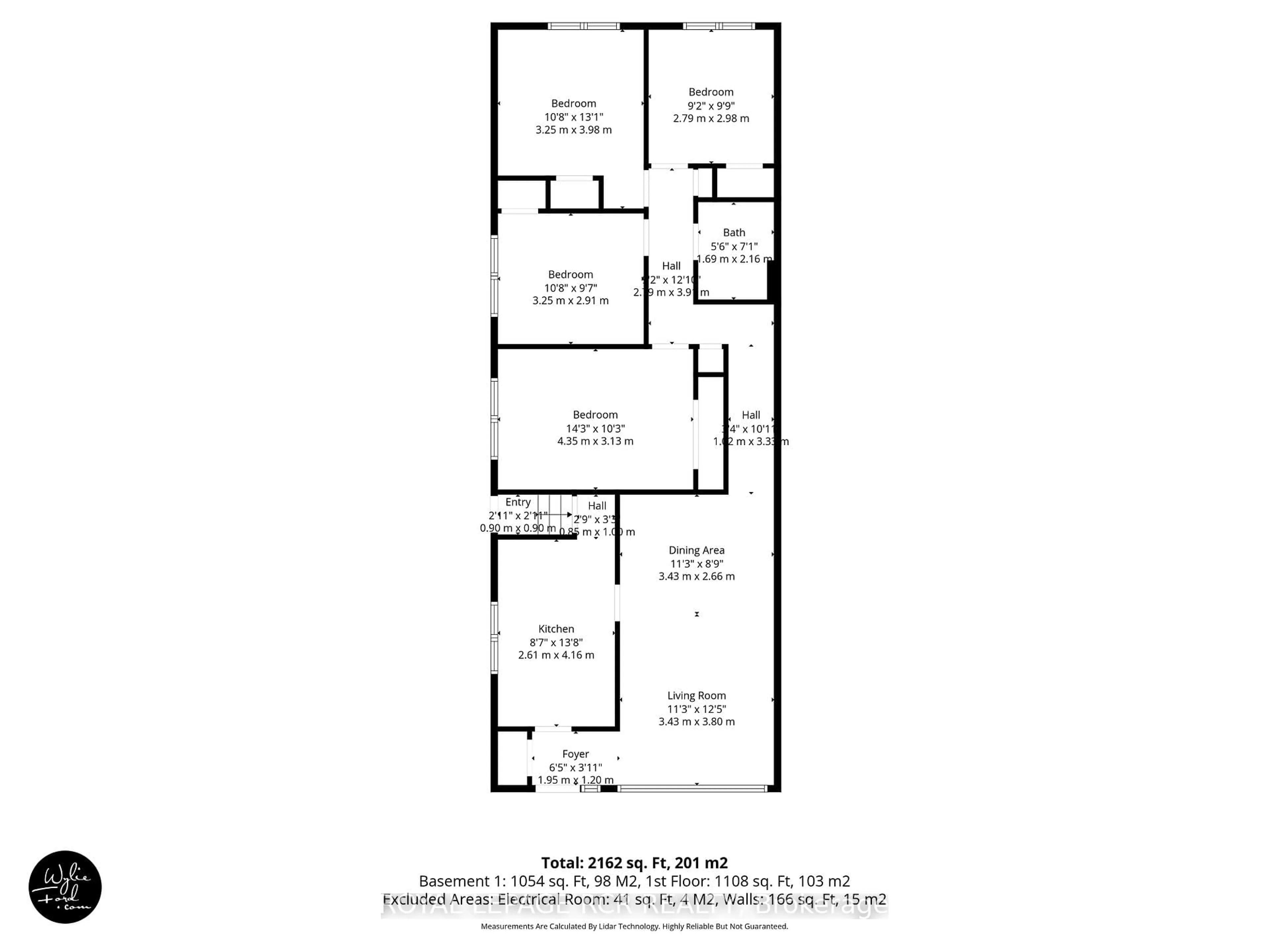 Floor plan for 6 Ailsa Craig Crt, Toronto Ontario M2R 2B8