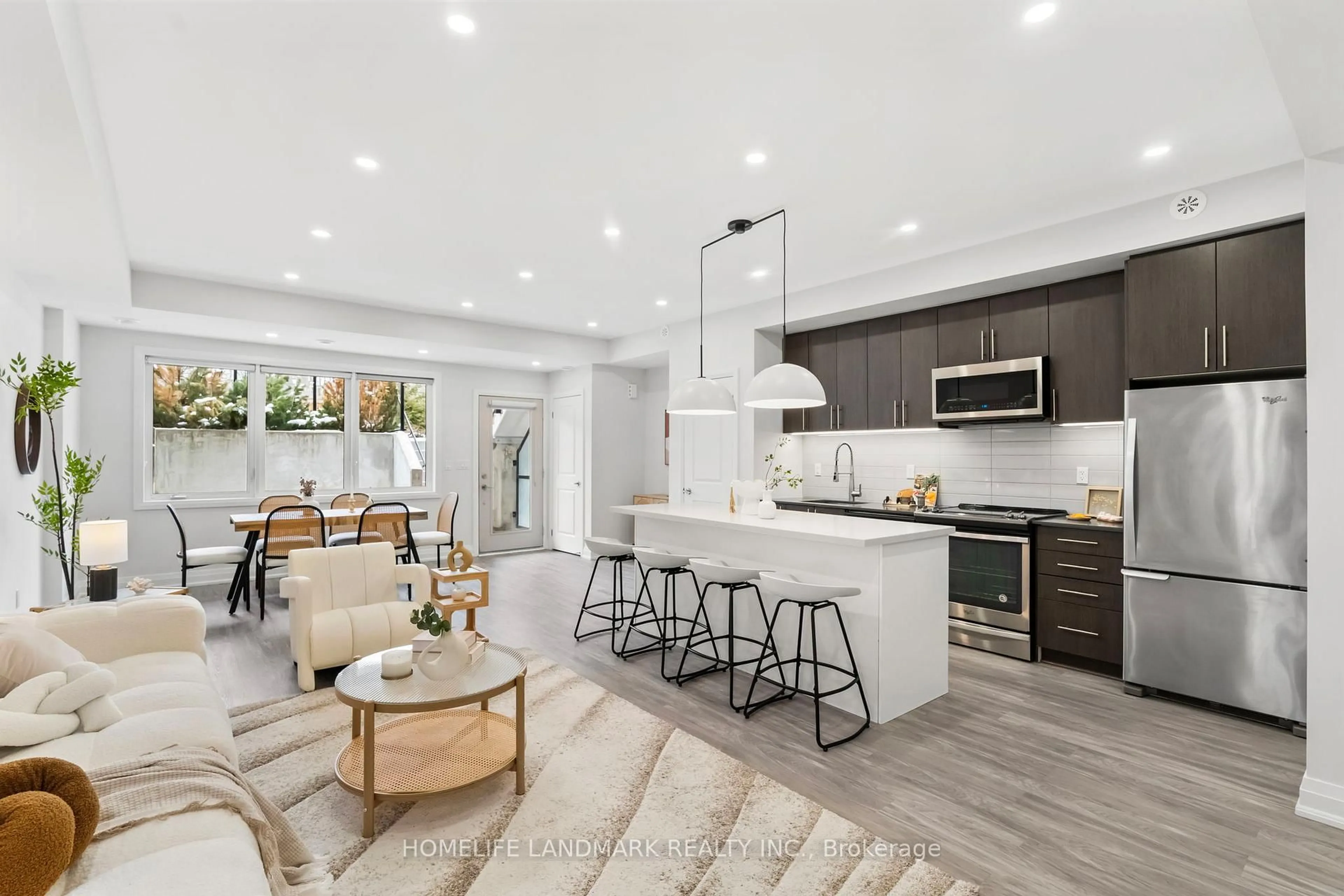 Open concept kitchen, unknown for 780 Sheppard Ave #TH 17, Toronto Ontario M2K 0E8