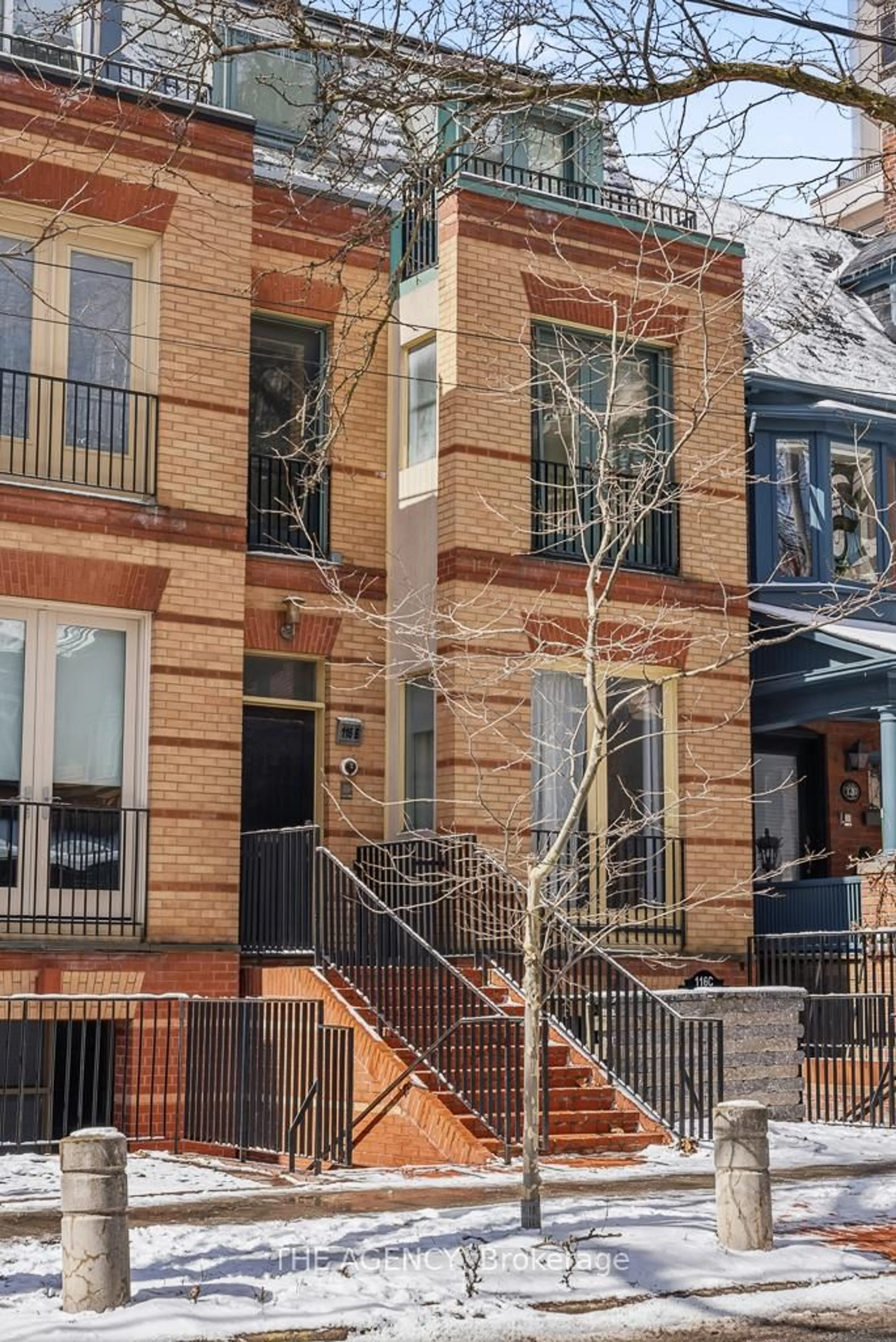Home with brick exterior material, street for 116 Hazelton Ave #B&C, Toronto Ontario M5R 2E5