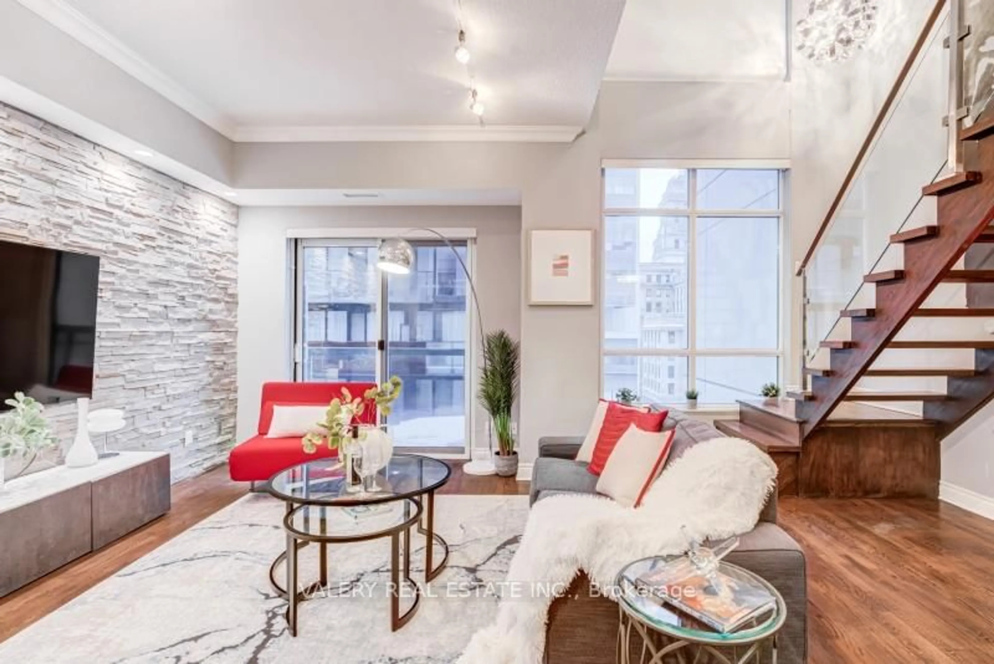 Living room with furniture, unknown for 168 Simcoe St #PH1, Toronto Ontario M5H 4C9