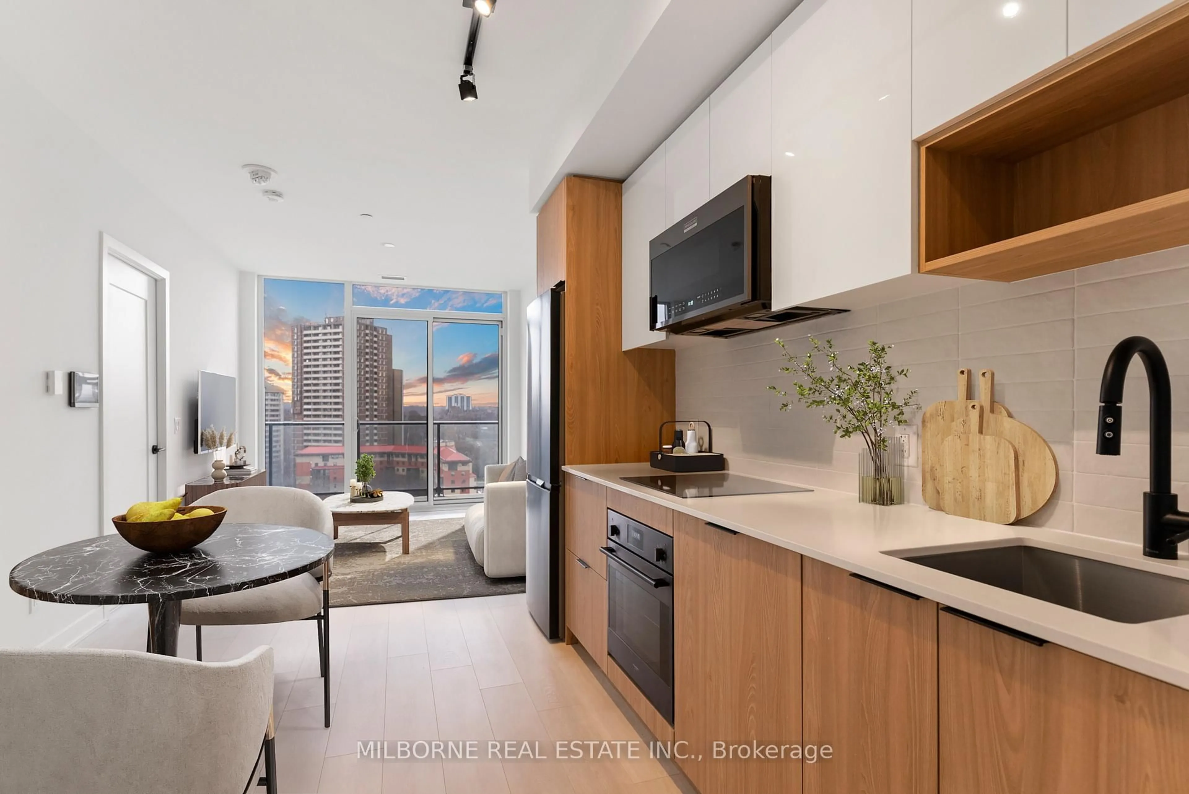 Standard kitchen, unknown for 5 Defries St #3609, Toronto Ontario M5A 0W7