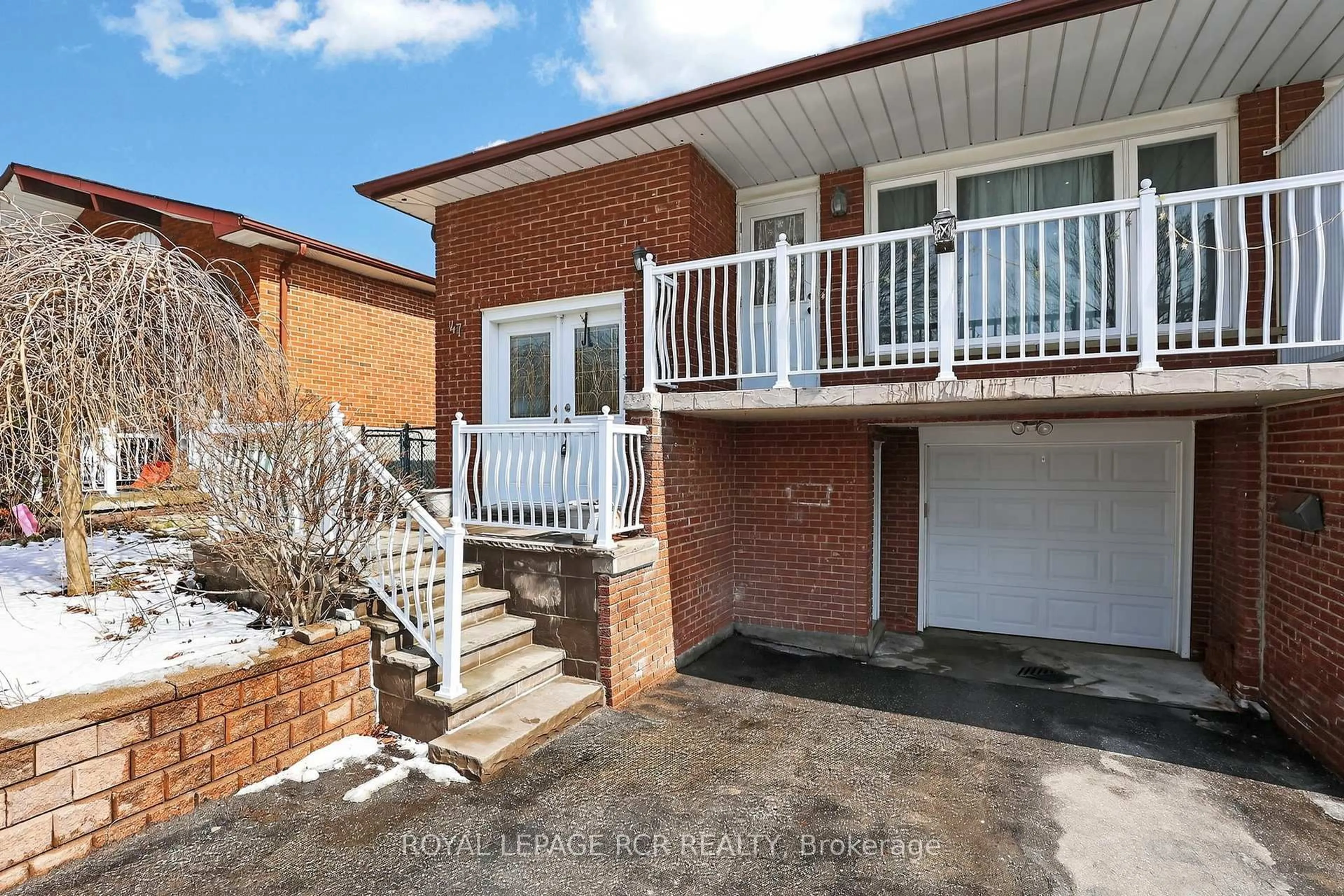 Home with brick exterior material, street for 47 Navaho Dr, Toronto Ontario M2H 2X2