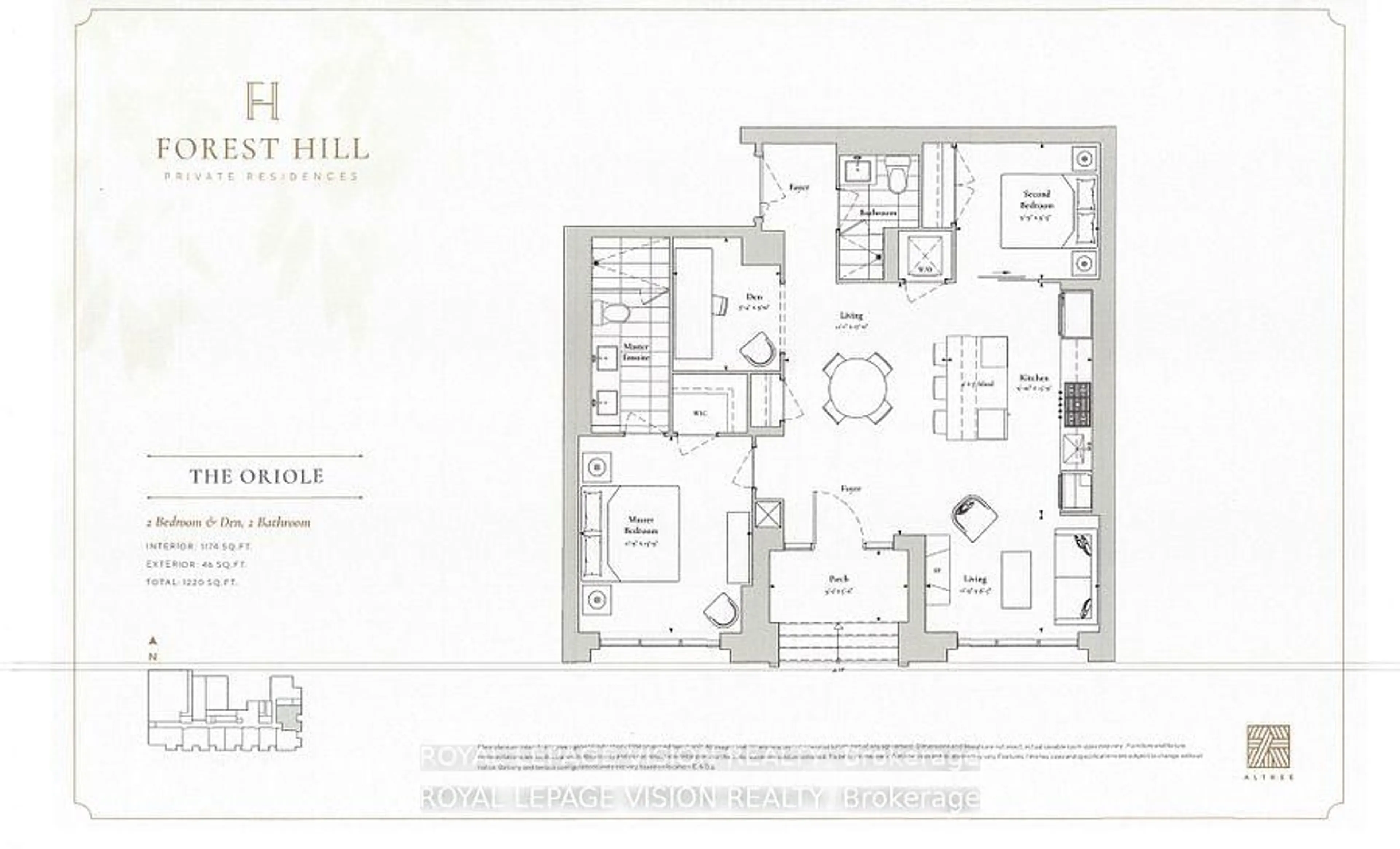 Floor plan for 2 Forest Hill Rd #101, Toronto Ontario M4V 2L3