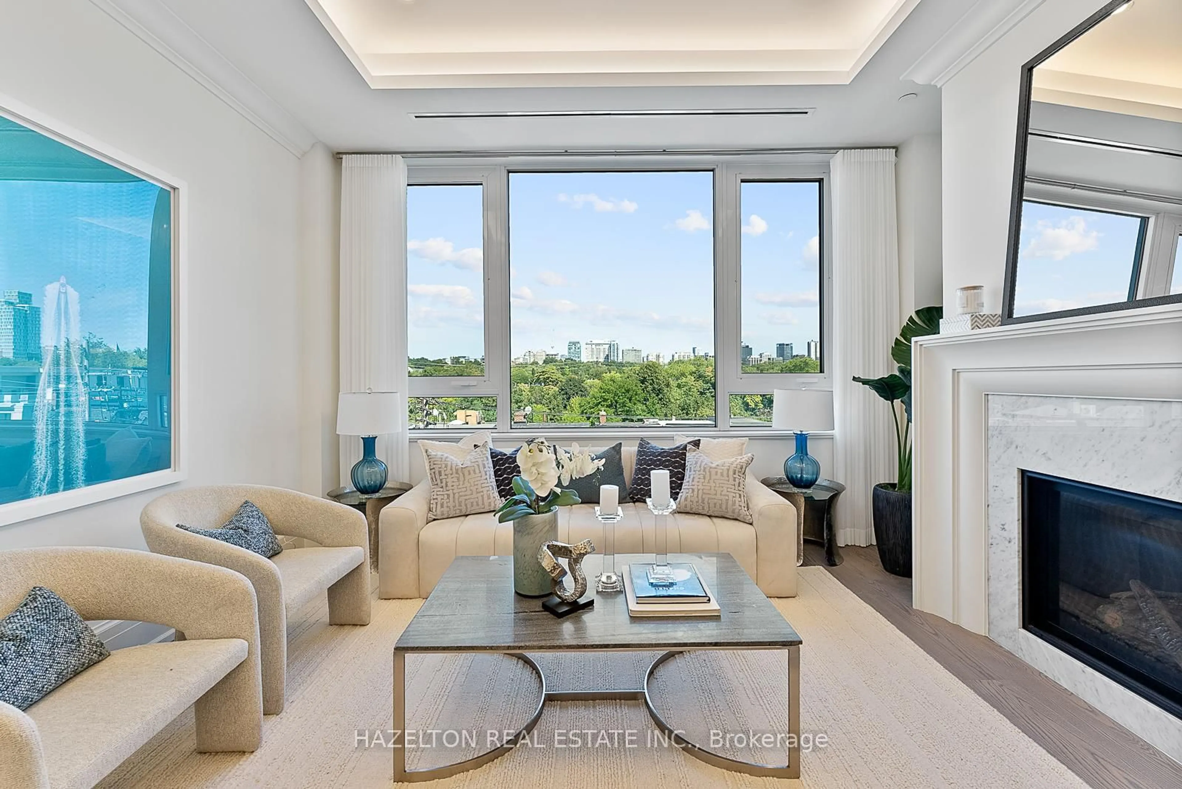 Living room with furniture, unknown for 128 Hazelton Ave #404, Toronto Ontario M5R 2E5