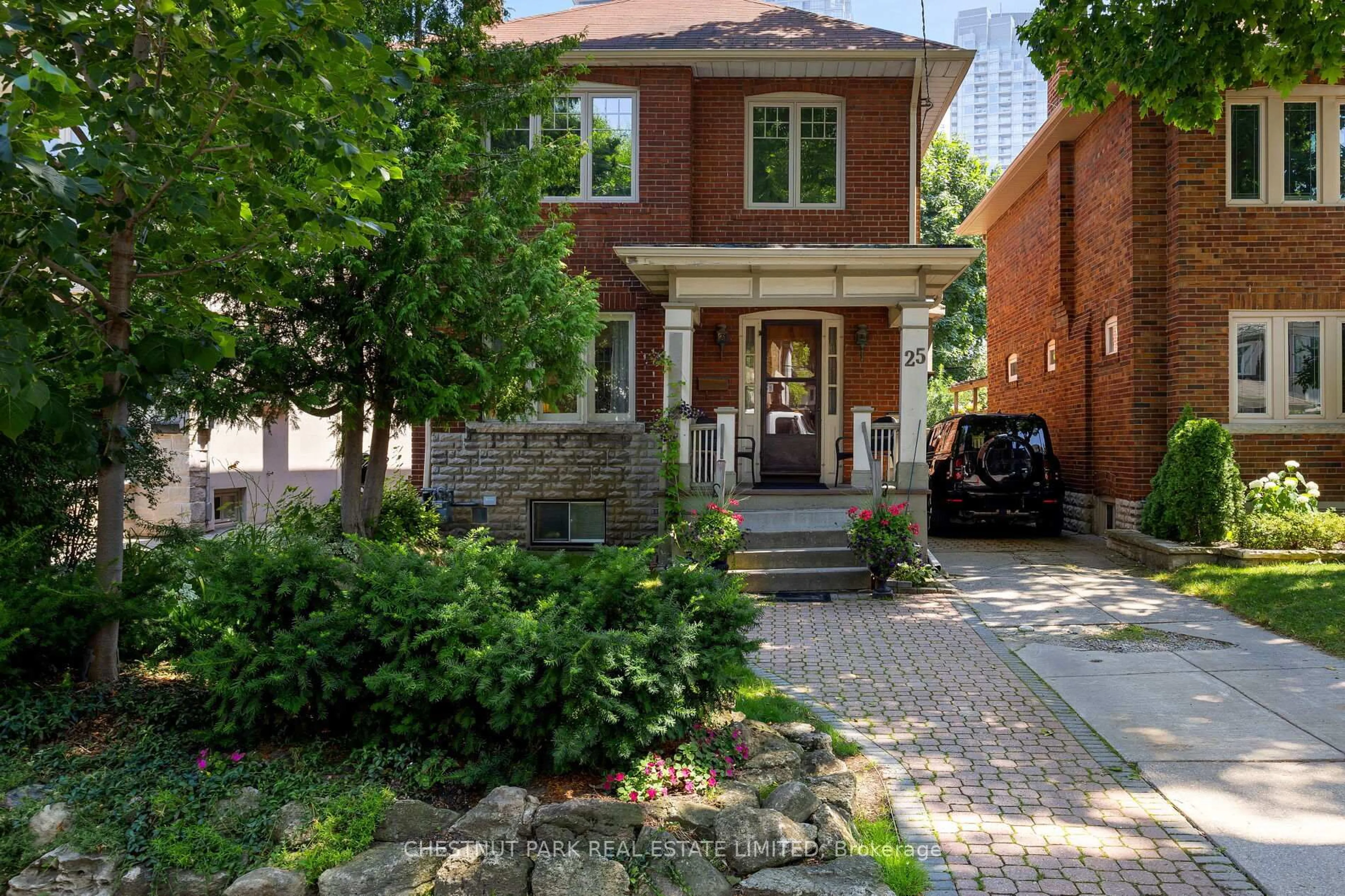 Home with brick exterior material, street for 25 Maxwell Ave, Toronto Ontario M5P 2B4
