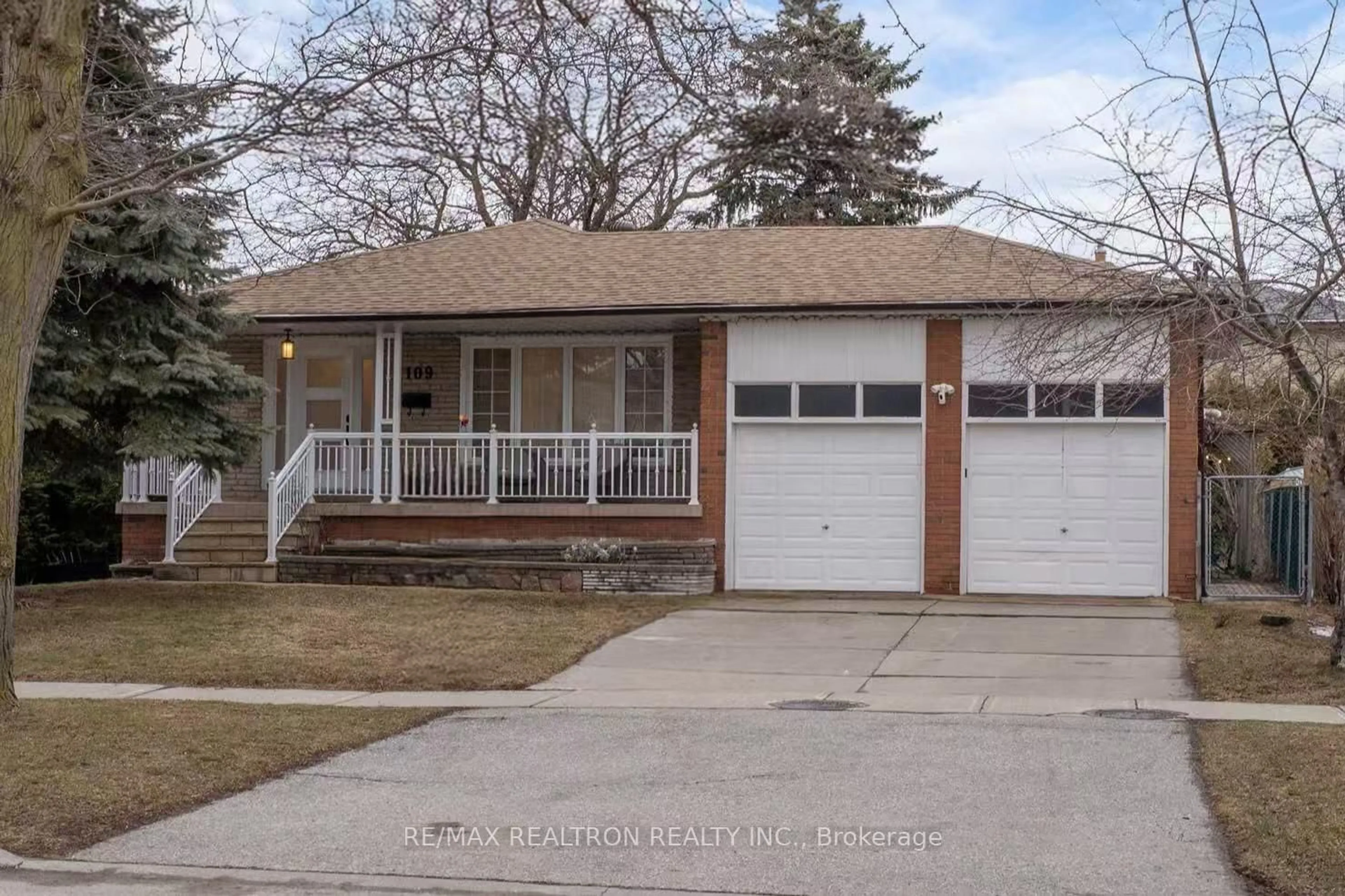 Home with vinyl exterior material, street for 109 Brian Dr, Toronto Ontario M2J 3Y6