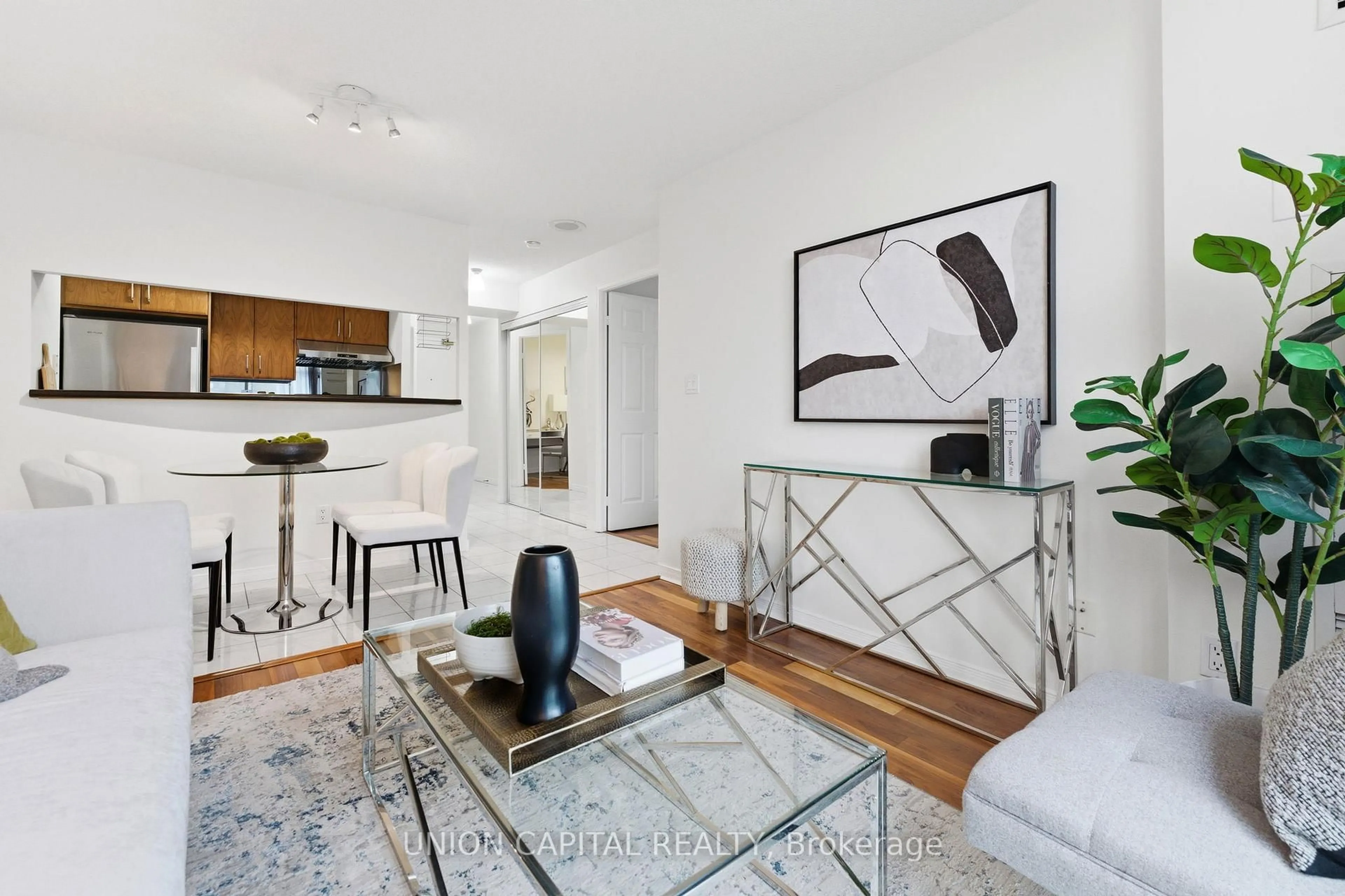 Living room with furniture, unknown for 109 Front St #1123, Toronto Ontario M5A 4P7