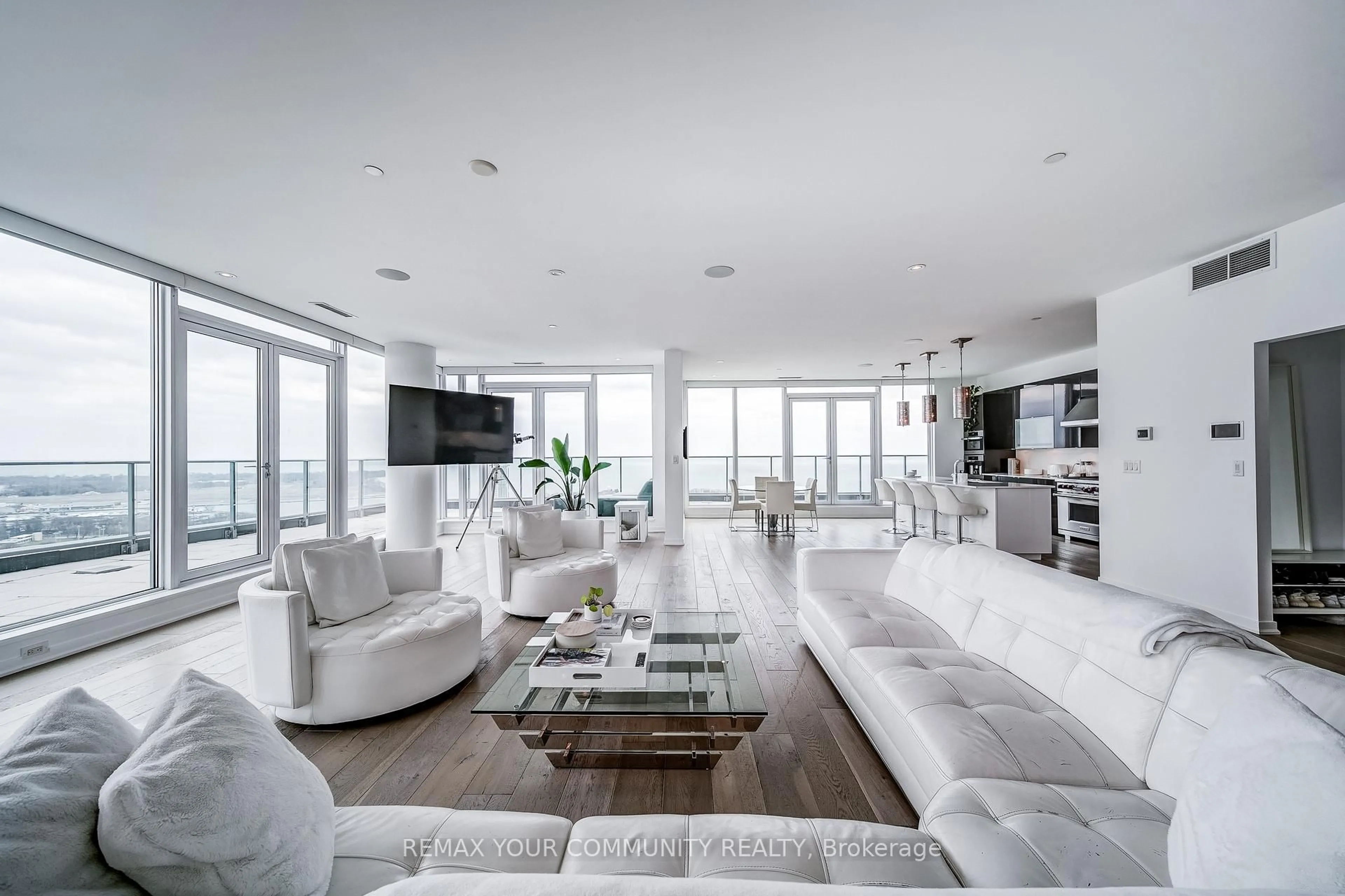 Living room with furniture, unknown for 150 East Liberty St #PH2, Toronto Ontario M6K 3R5