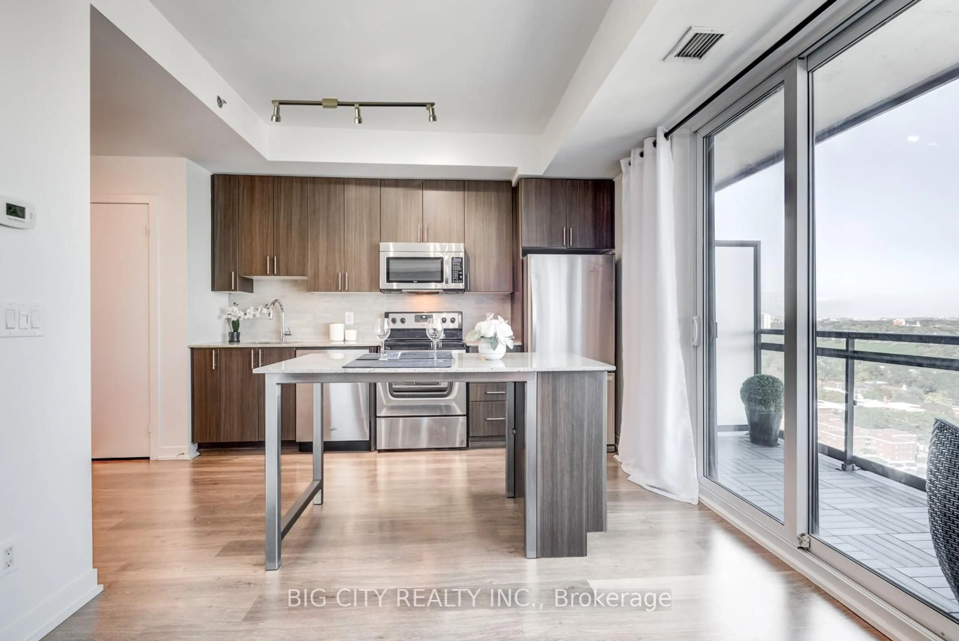 Open concept kitchen, unknown for 225 Sackville St #2312, Toronto Ontario M5A 3H1