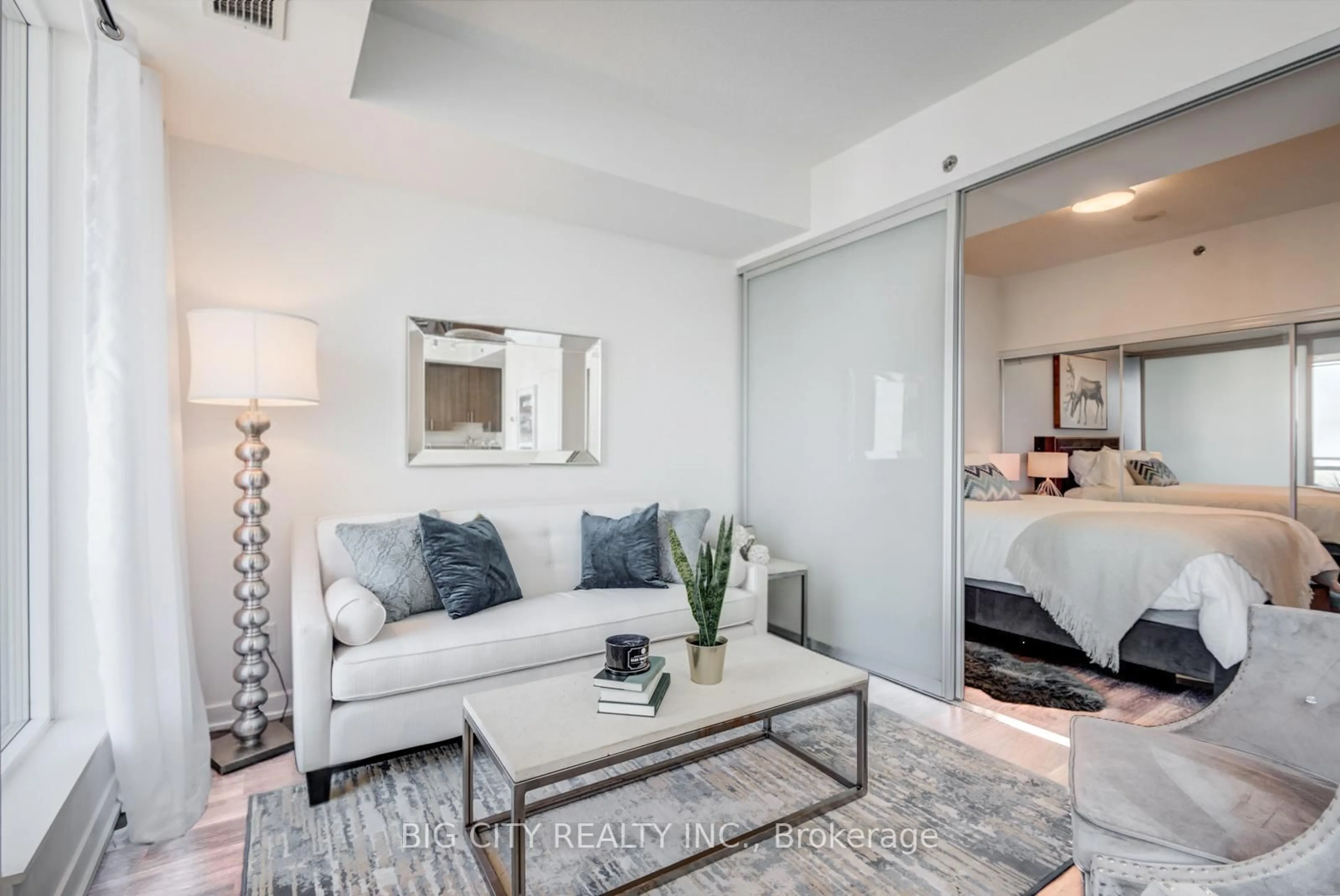 Living room with furniture, unknown for 225 Sackville St #2312, Toronto Ontario M5A 3H1