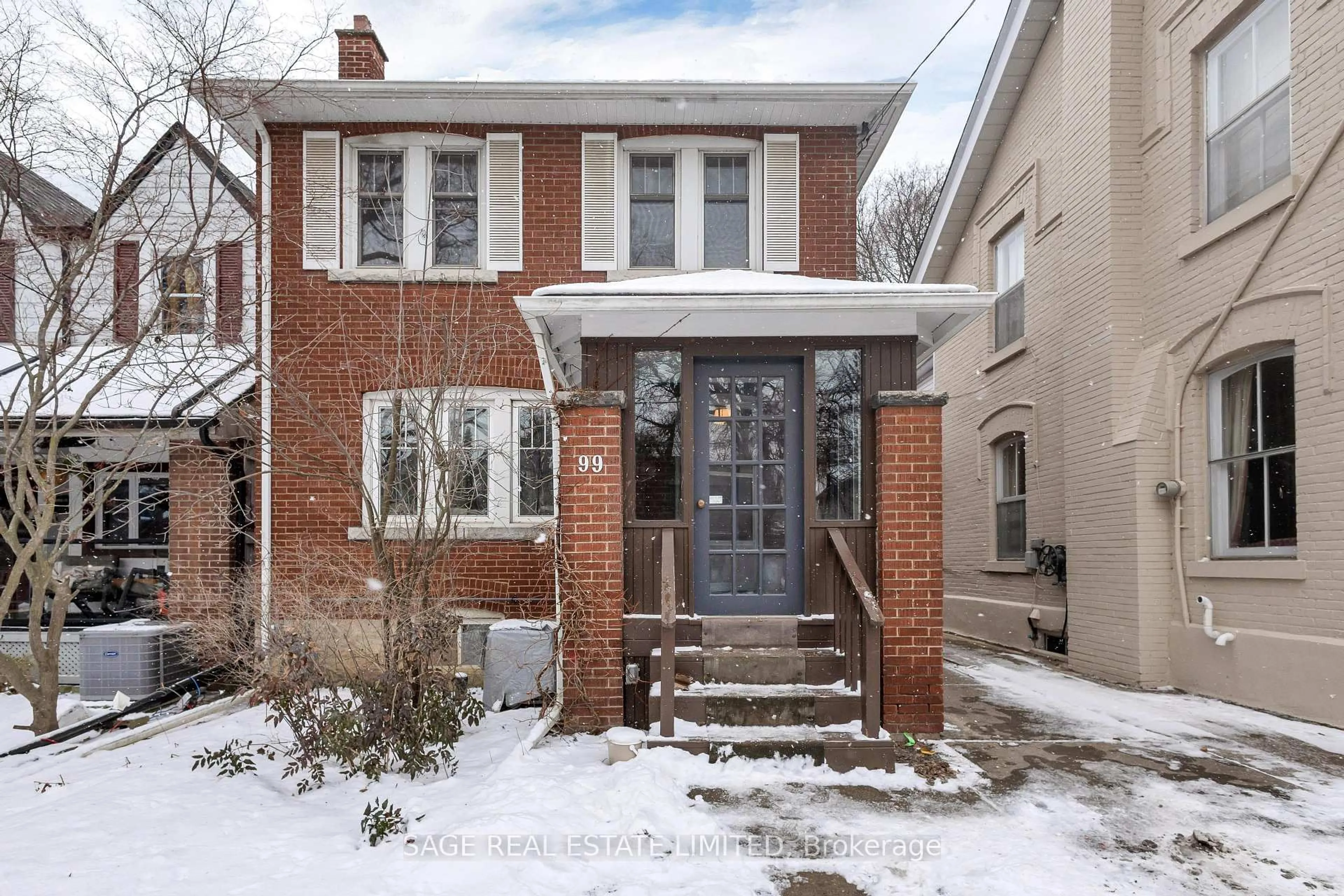 Home with brick exterior material, street for 99 Albertus Ave, Toronto Ontario M4R 1J6