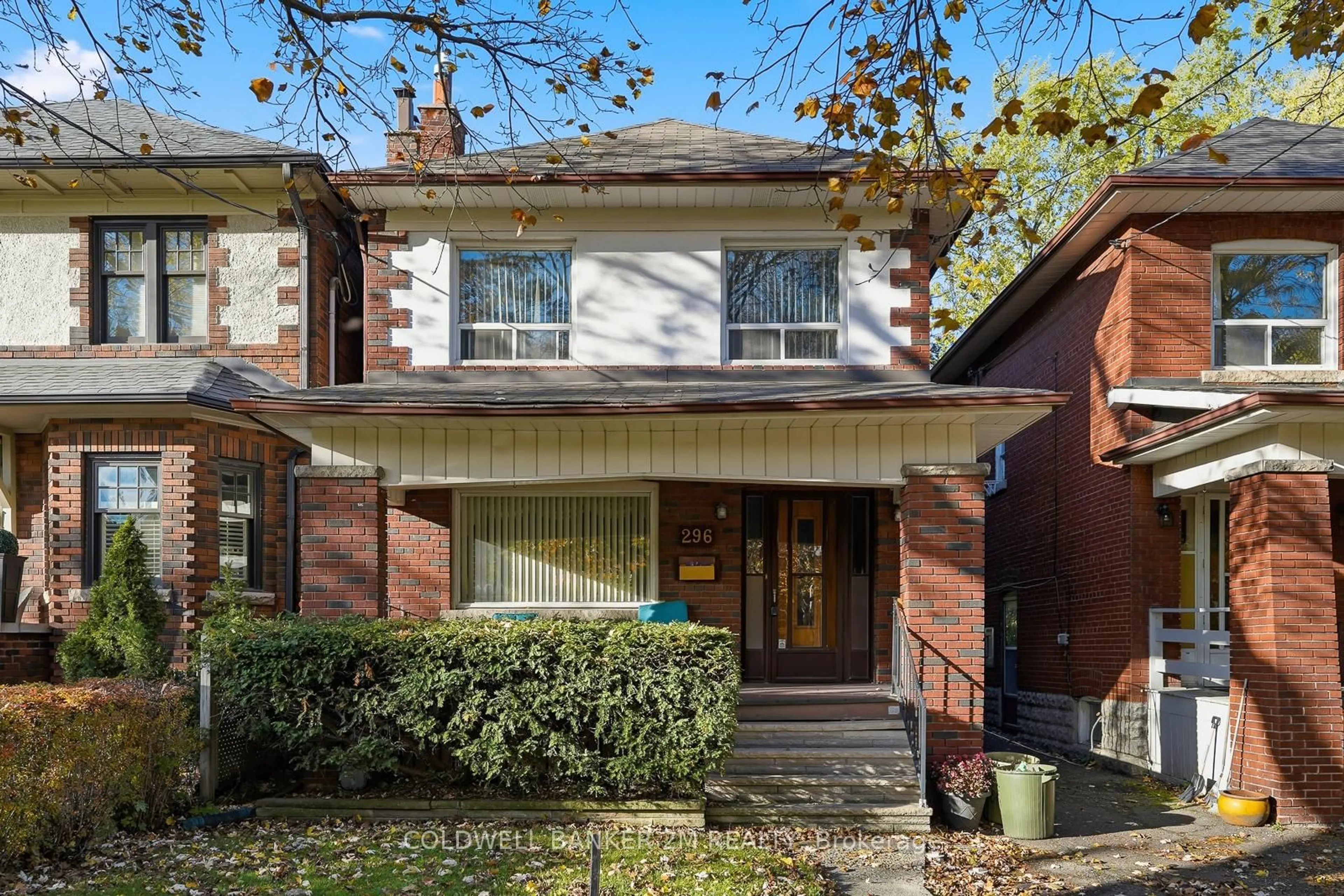 Home with brick exterior material, street for 296 Briar Hill Ave, Toronto Ontario M4R 1J2