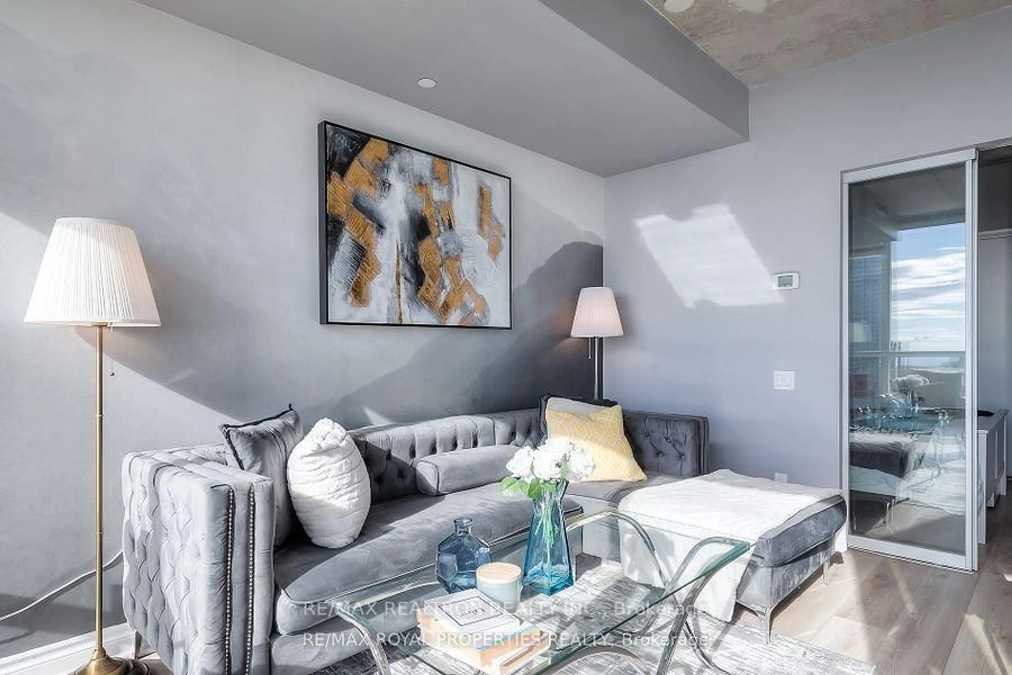 Living room with furniture, unknown for 88 Blue Jays Way #3507, Toronto Ontario M5V 2G3