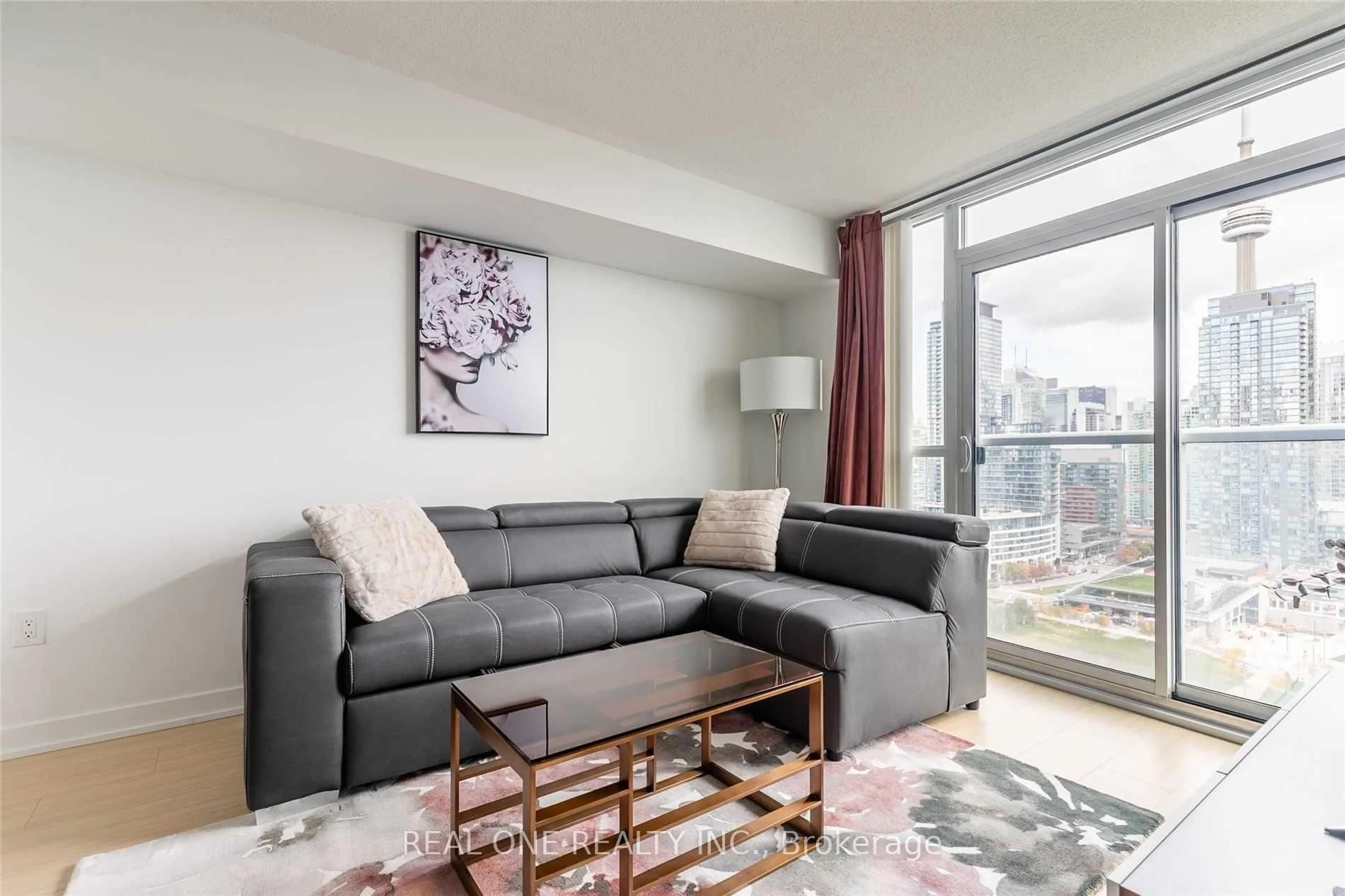 Living room with furniture, unknown for 75 Queens Wharf Rd #2203, Toronto Ontario M5V 0J8