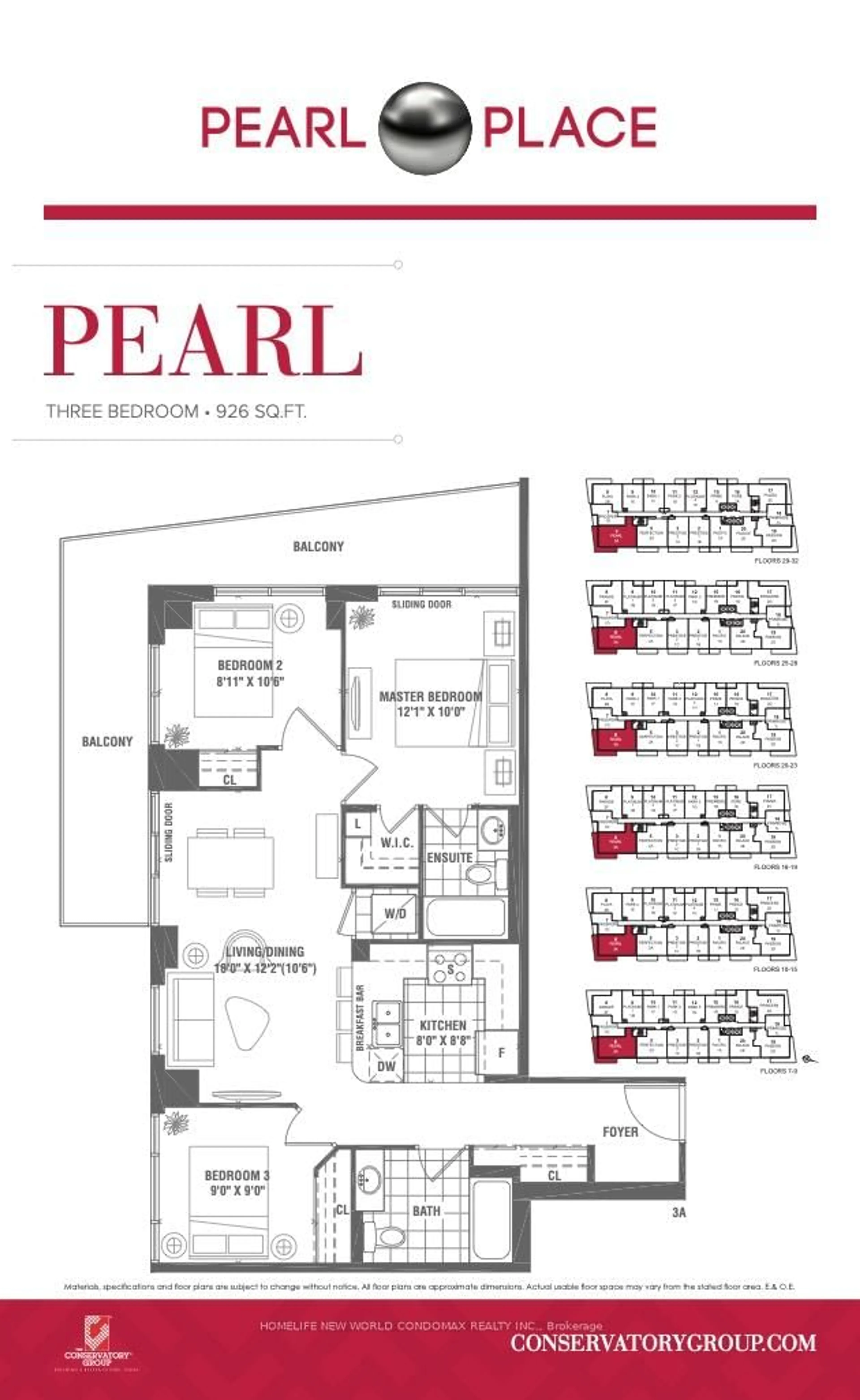 Floor plan for 4955 Yonge St #806, Toronto Ontario M2N 0L8