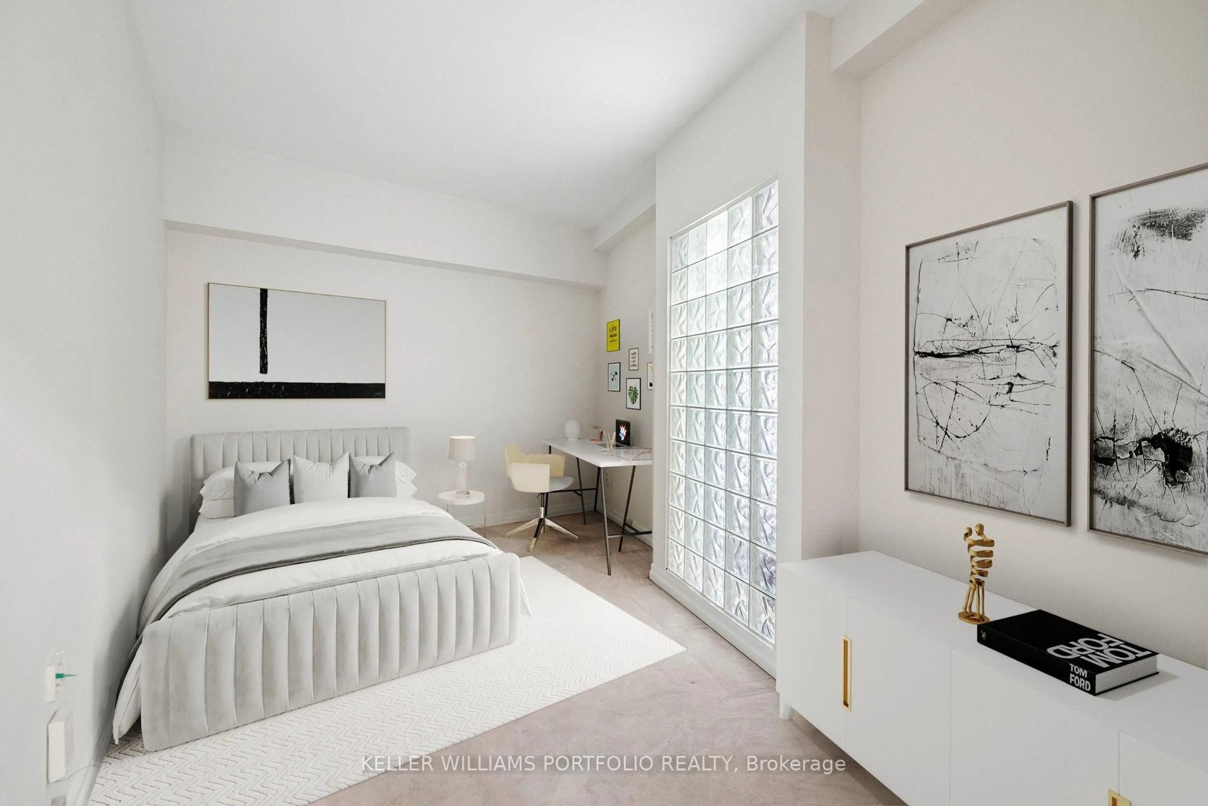 Bedroom with bed, unknown for 2727 Yonge St #702, Toronto Ontario M4N 3R6